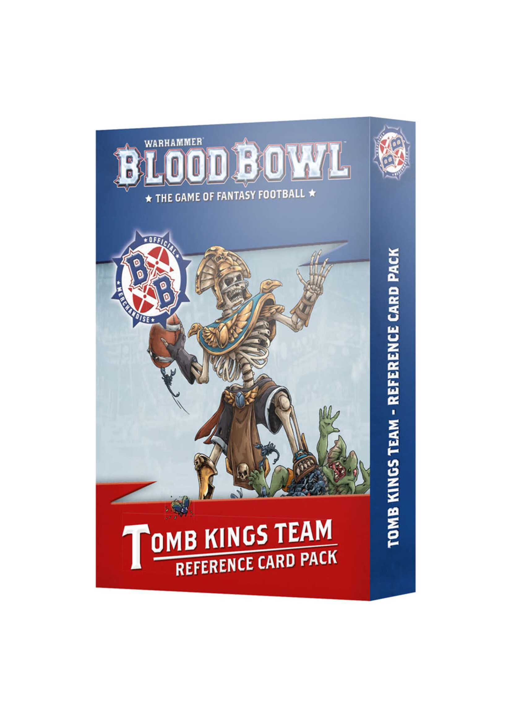 Games Workshop Blood Bowl: Tomb Kings Team Reference Card Pack