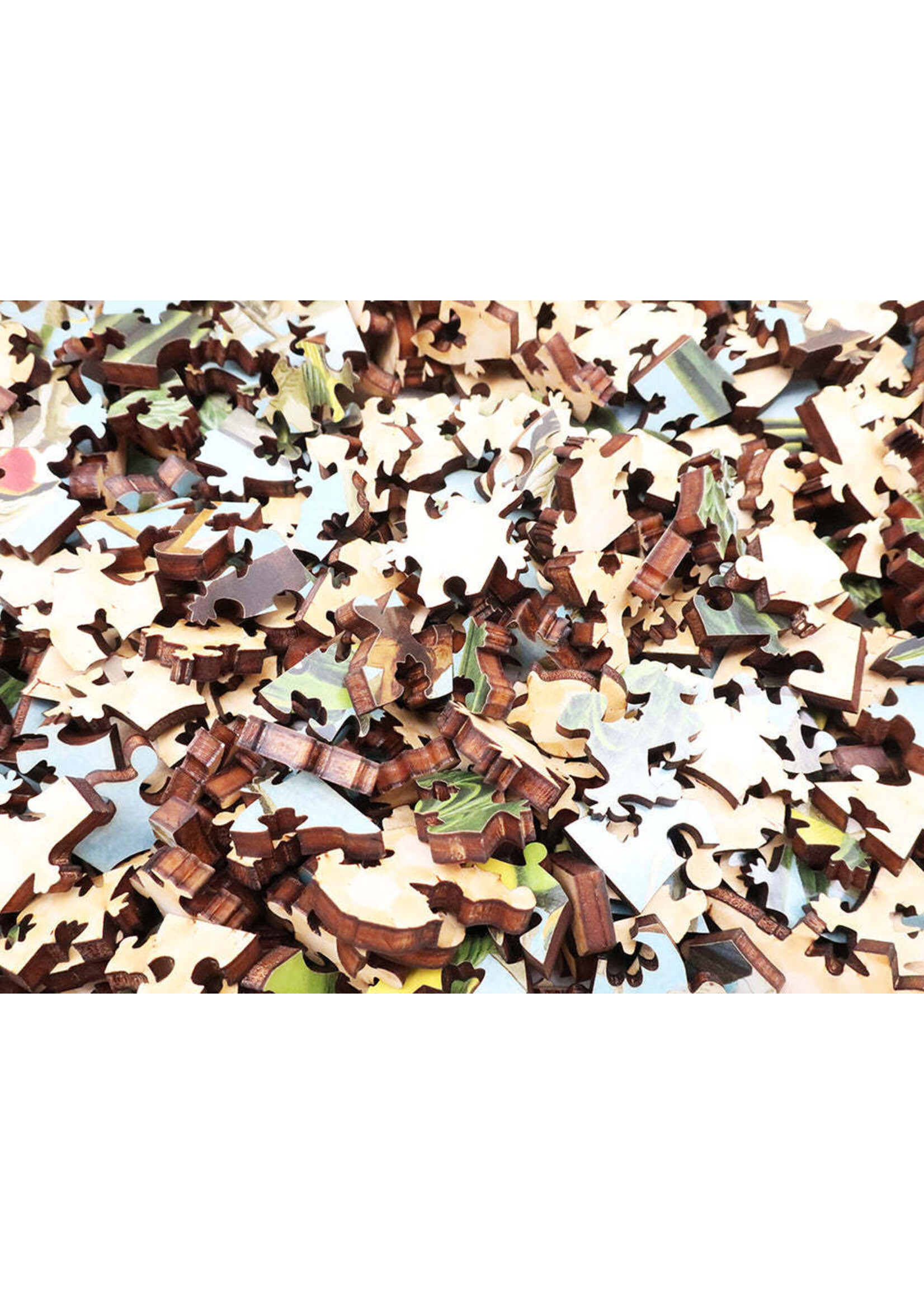 Artifact Puzzles "Audubon Carolina Parakeets" - Artifact Wooden Jigsaw Puzzle