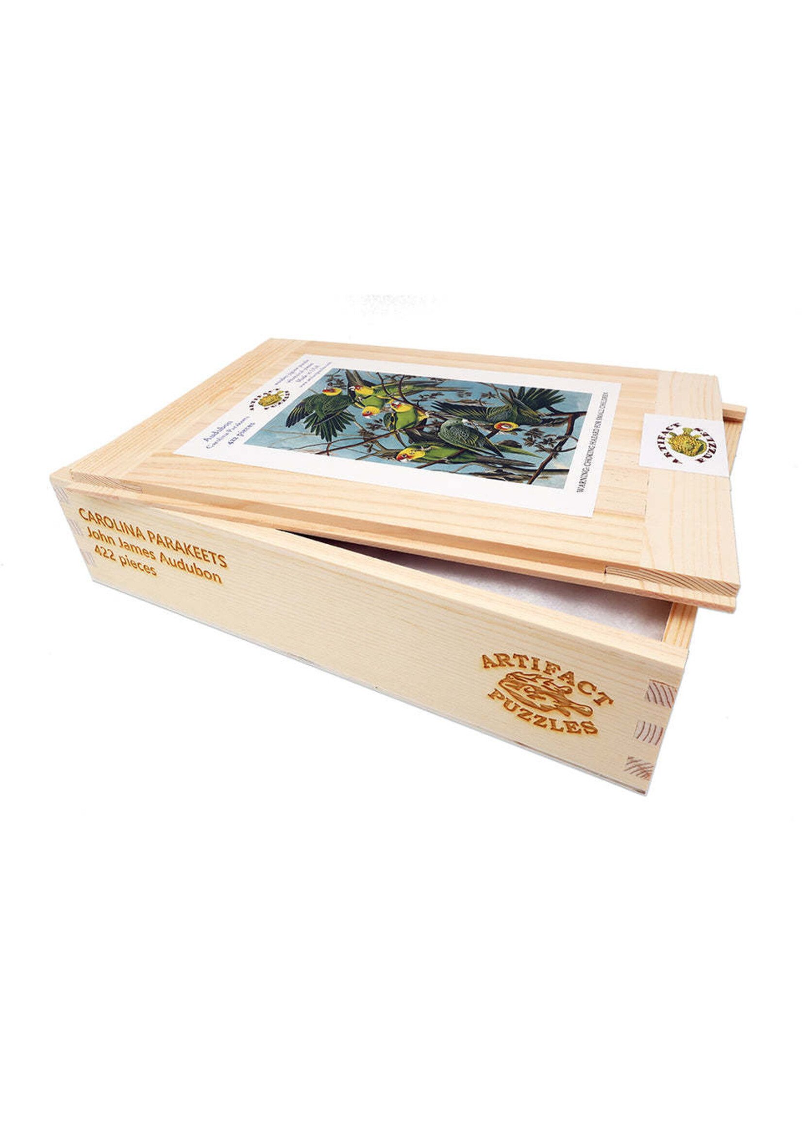 Artifact Puzzles "Audubon Carolina Parakeets" - Artifact Wooden Jigsaw Puzzle