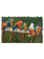 Artifact Puzzles Alceste Campriani "Pappagalli" Artifact Wooden Jigsaw Puzzle