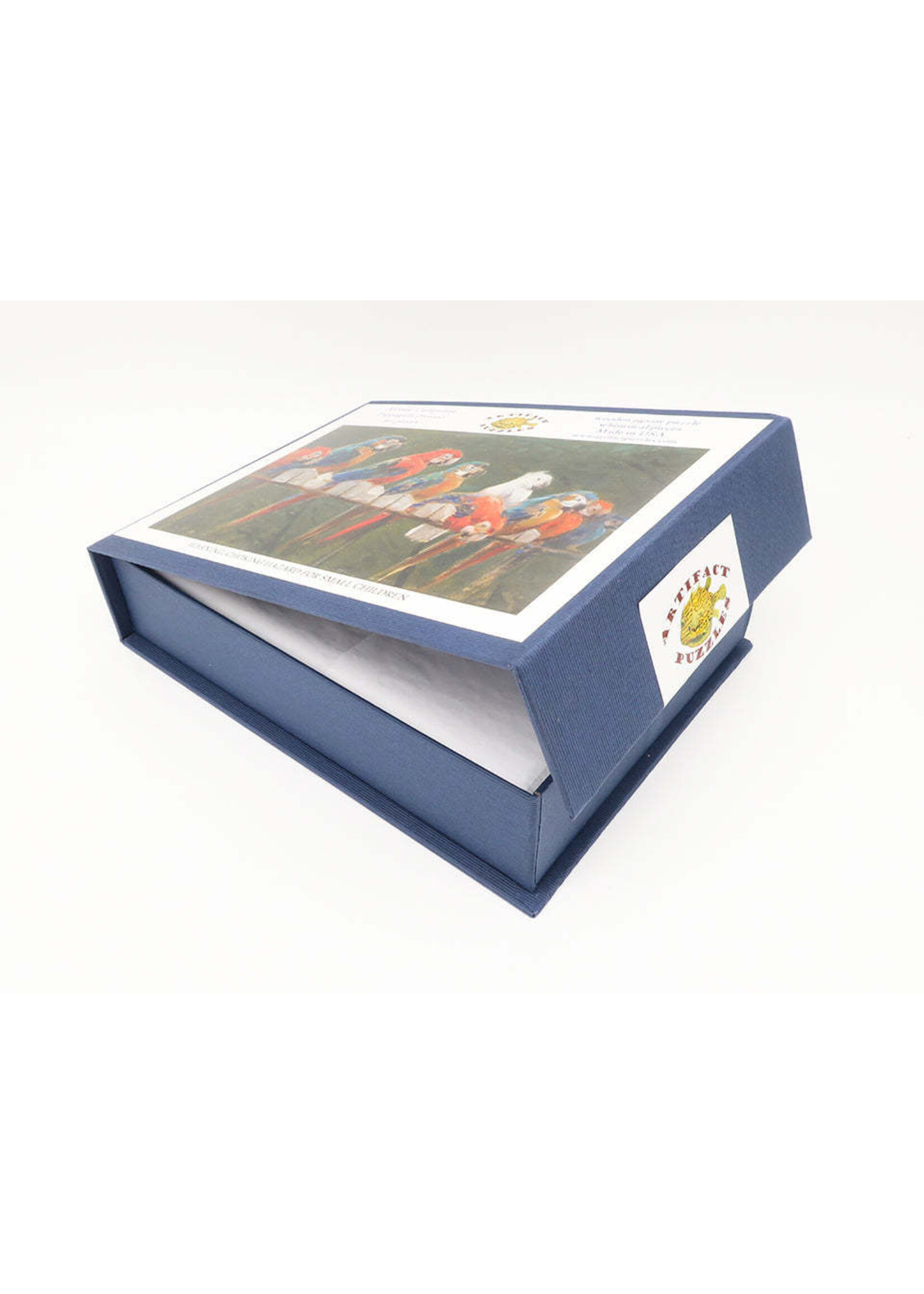 Artifact Puzzles Alceste Campriani "Pappagalli" Artifact Wooden Jigsaw Puzzle