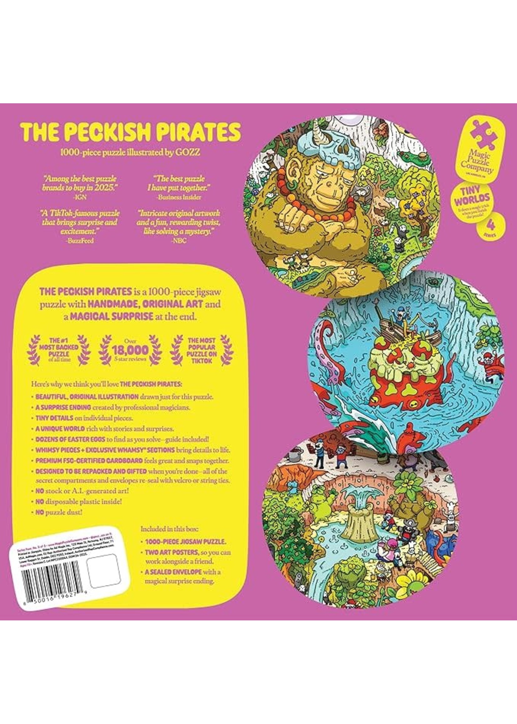 Magic Puzzle Company Magic Puzzle: The Peckish Pirates - 1000 Piece Puzzle