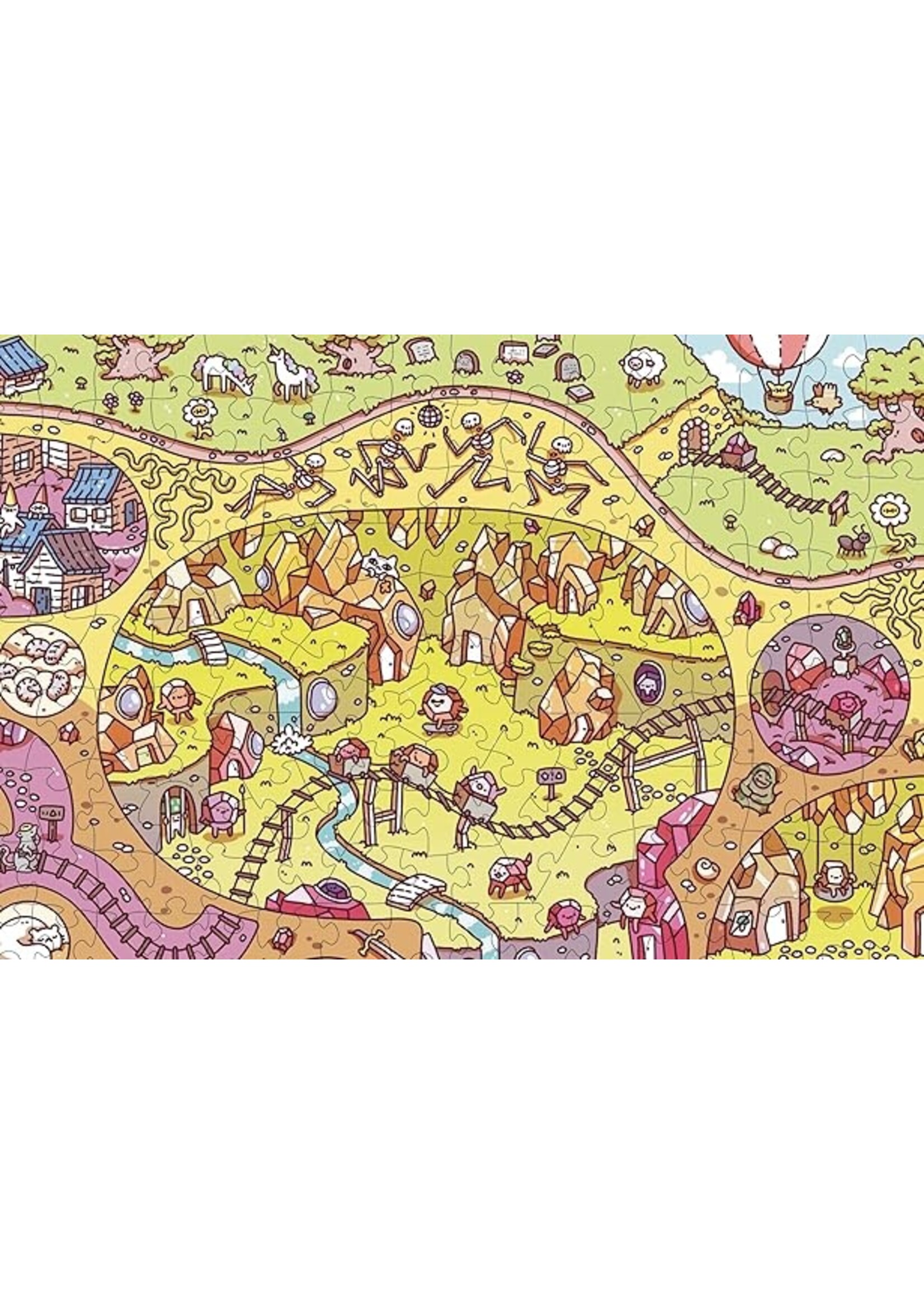 Magic Puzzle Company Magic Puzzle: The Crystal Caves - 1000 Piece Puzzle