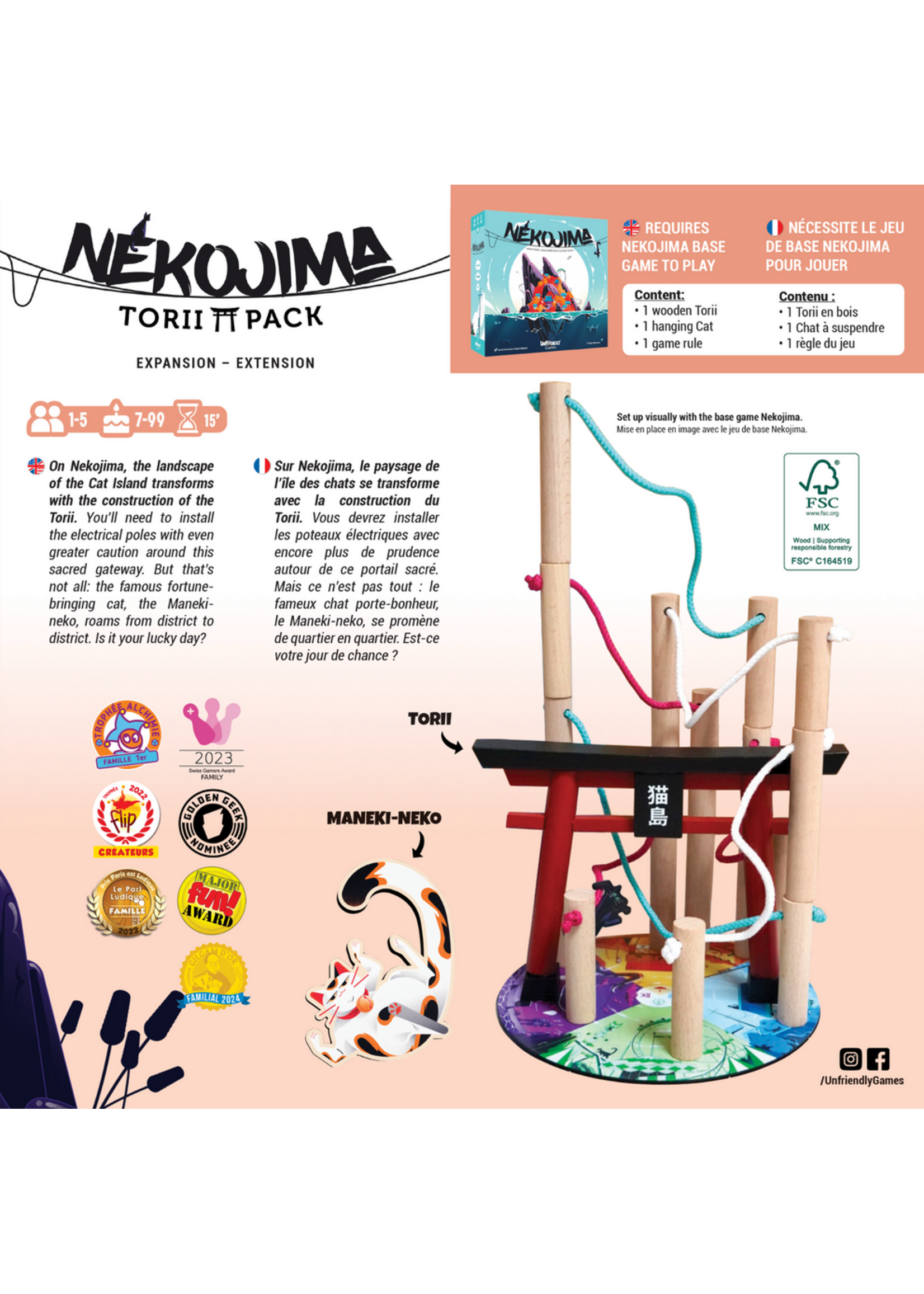 Unfriendly Games Nekojima Torii Pack Expansion