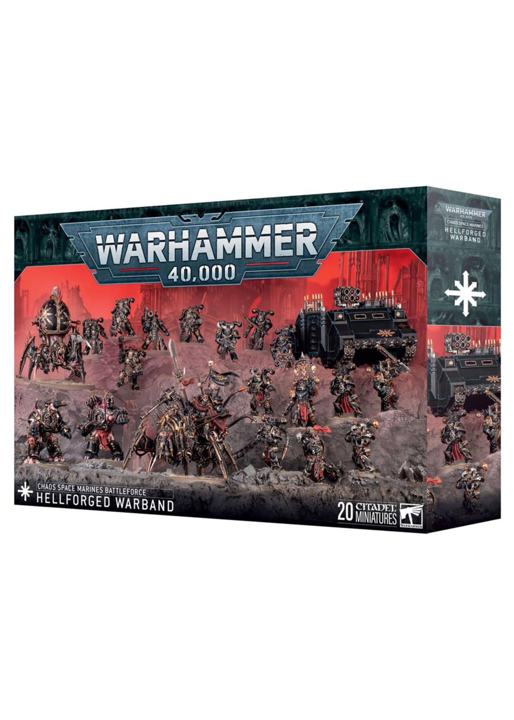 Games Workshop Chaos Space Marines Battleforce: Hellforged Warband