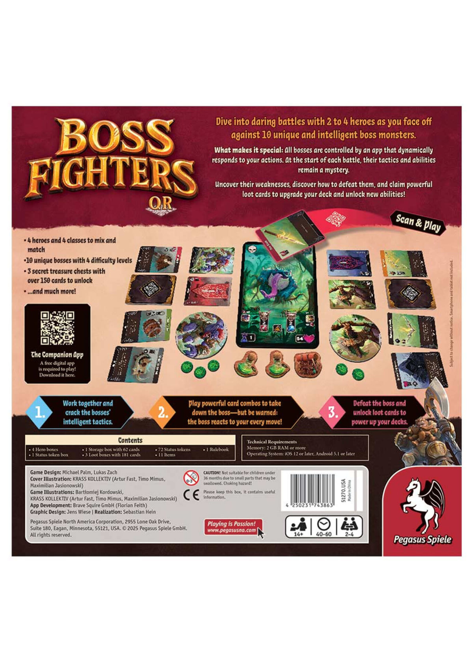 Pegasus Spiele Boss Fighters QR