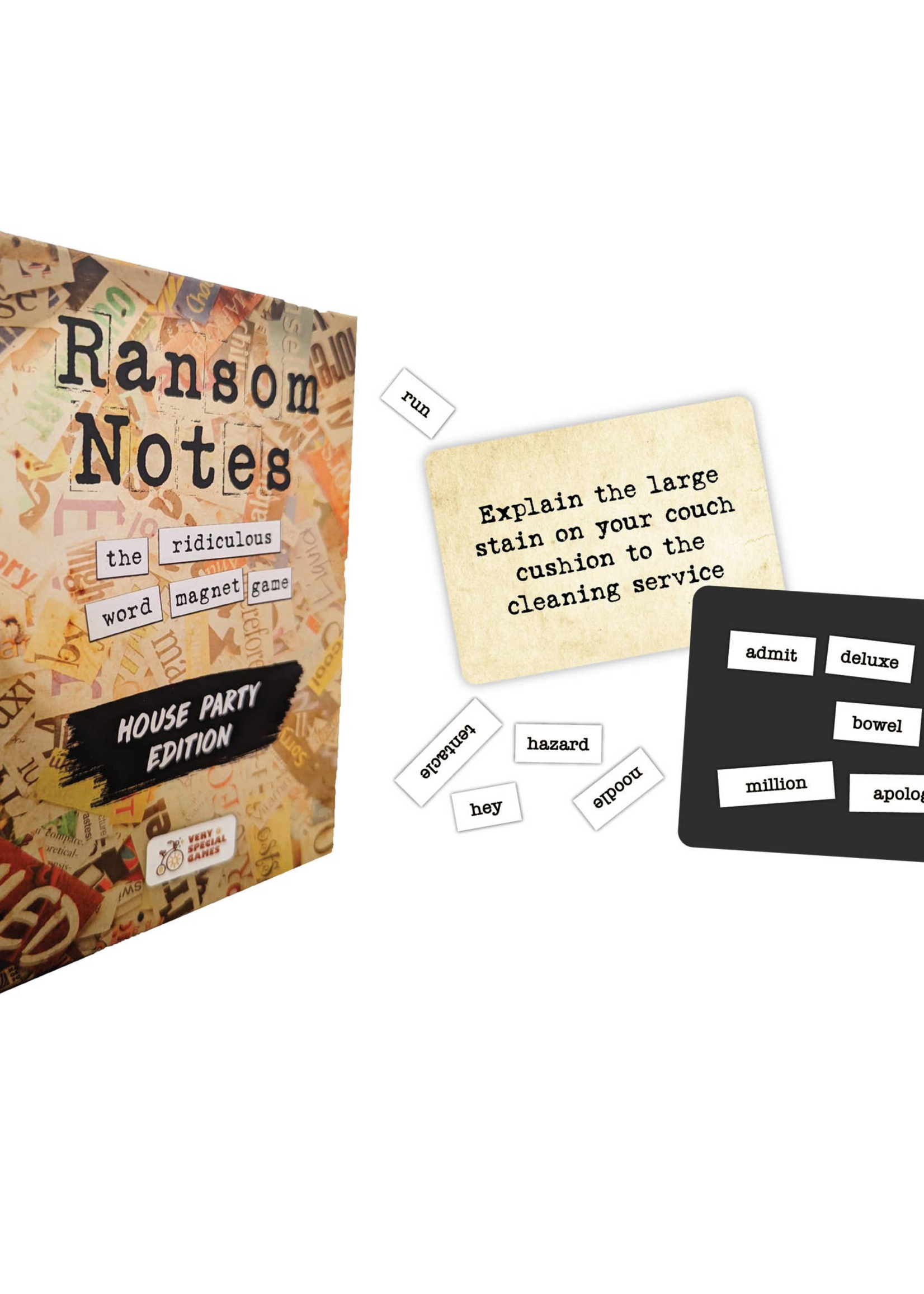 Very Special Games Ransom Notes: The Ridiculous Word Magnet Game - House Party Edition