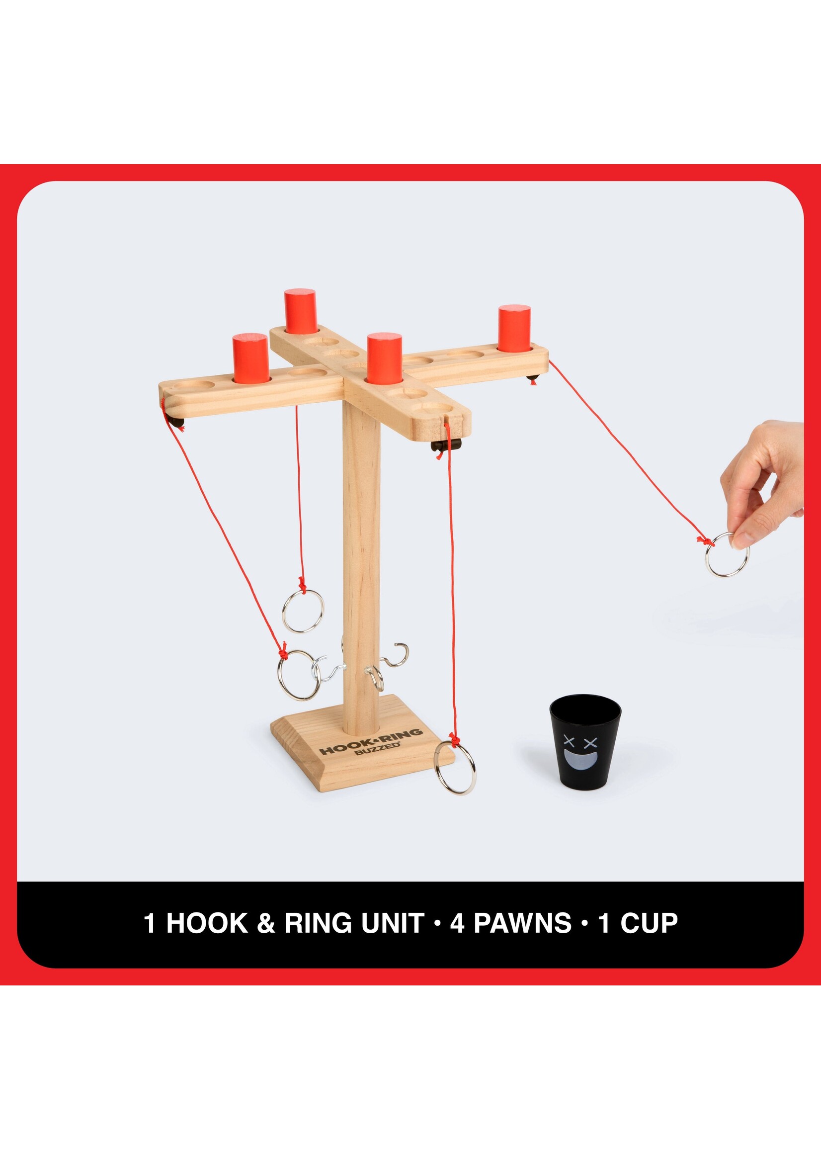 What Do You Meme, LLC Buzzed Hook and Ring 4-Way