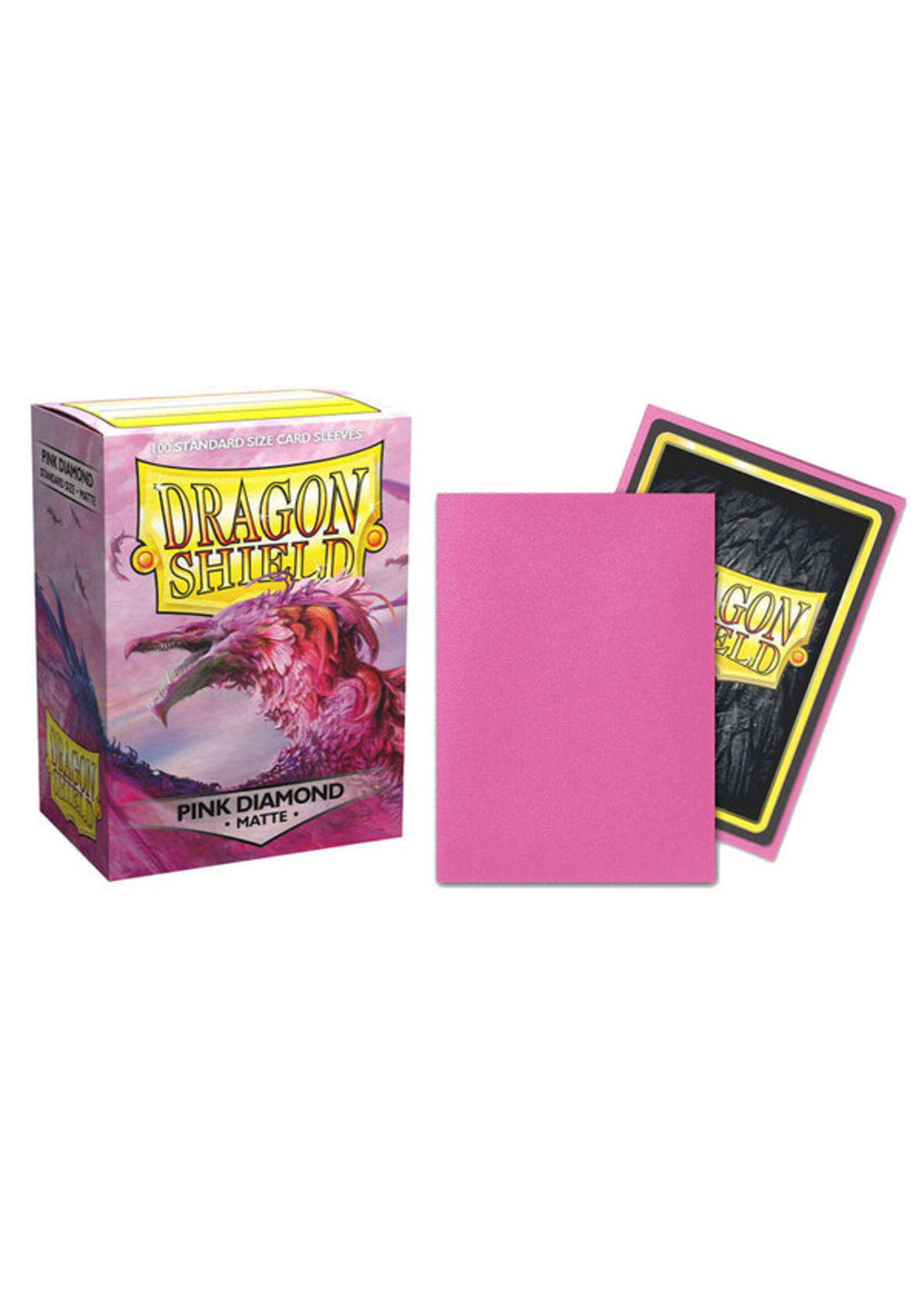 Dragon Shield Dragon Shield Standard-Size 'Sparkling' Matte Sleeves Pink Diamond