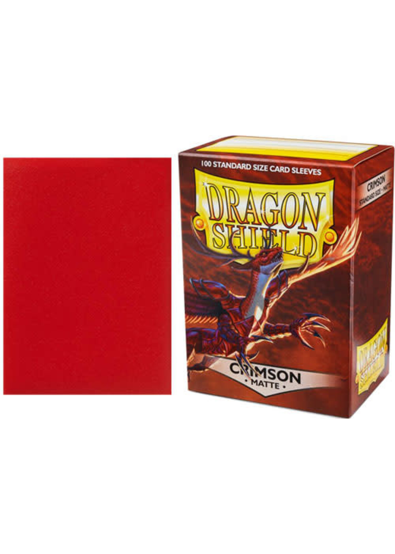 Dragon Shield Dragon Shield Standard-Size Matte Sleeves Crimson