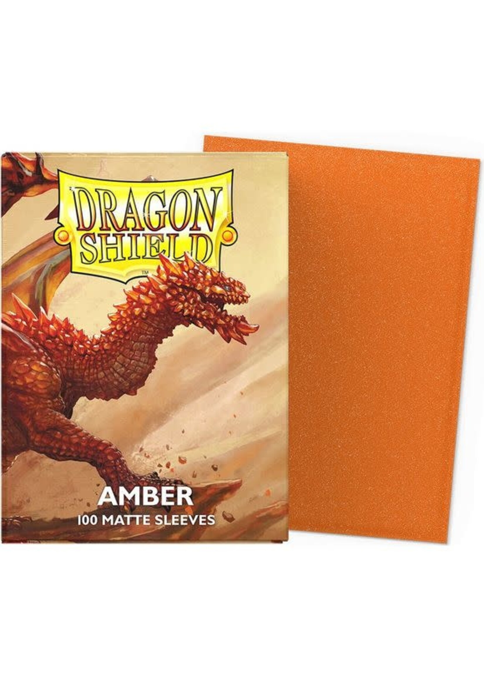 Dragon Shield Dragon Shield Standard-Size Matte Sleeves Amber
