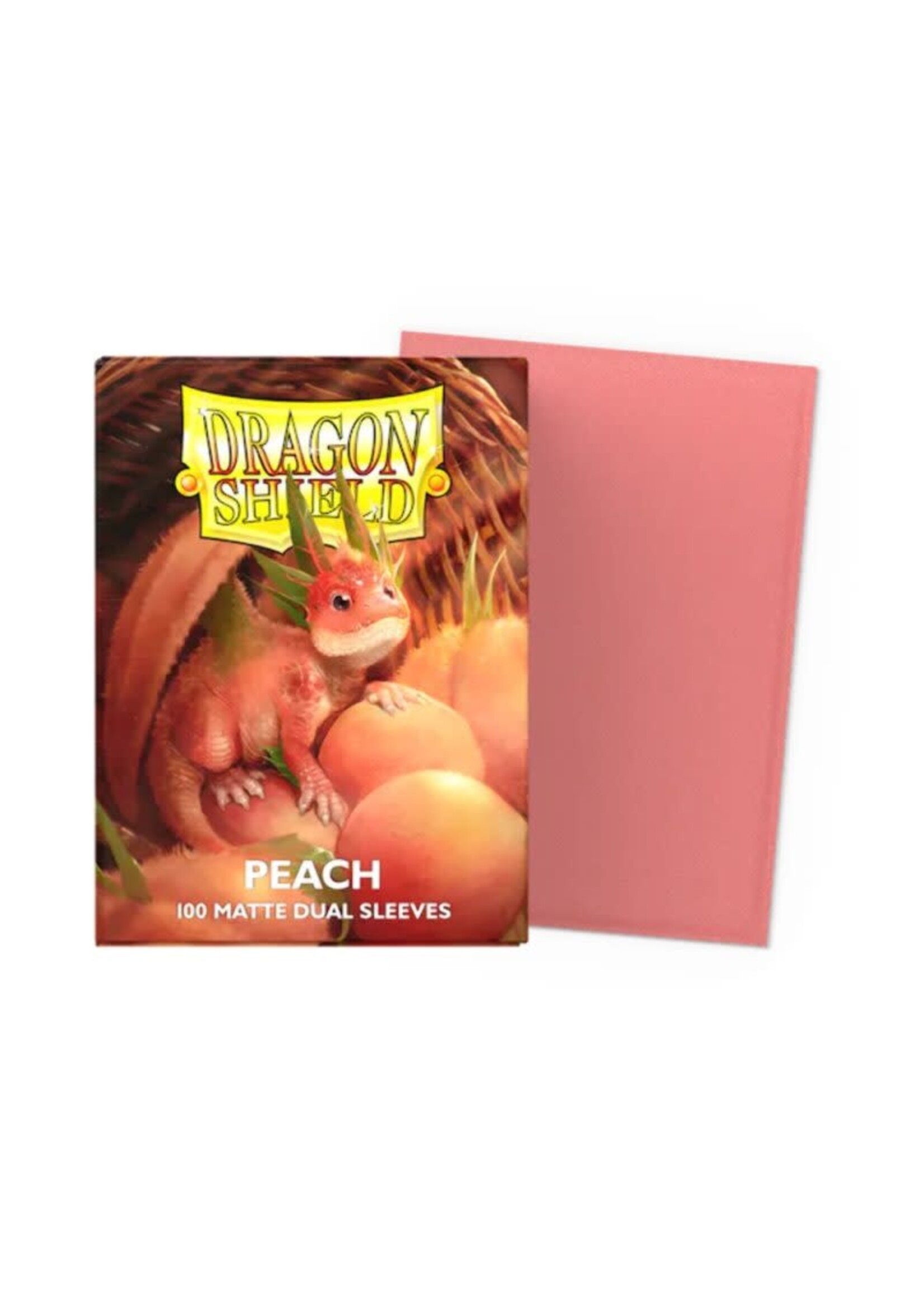 Dragon Shield Dragon Shield Standard-Size Matte Sleeves Dual Matte Peach