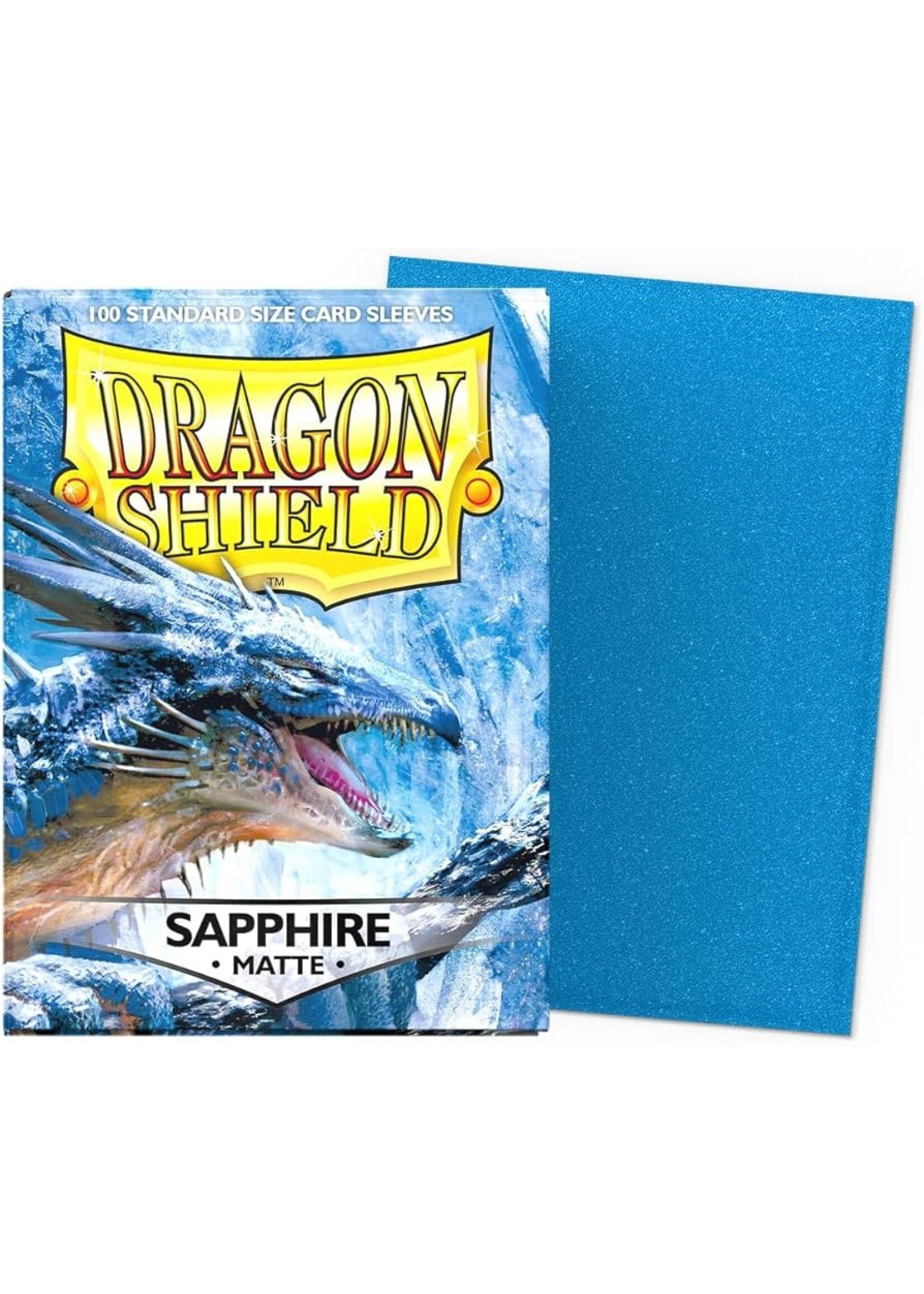 Dragon Shield Dragon Shield Standard-Size 'Sparkling' Matte Sleeves Sapphire