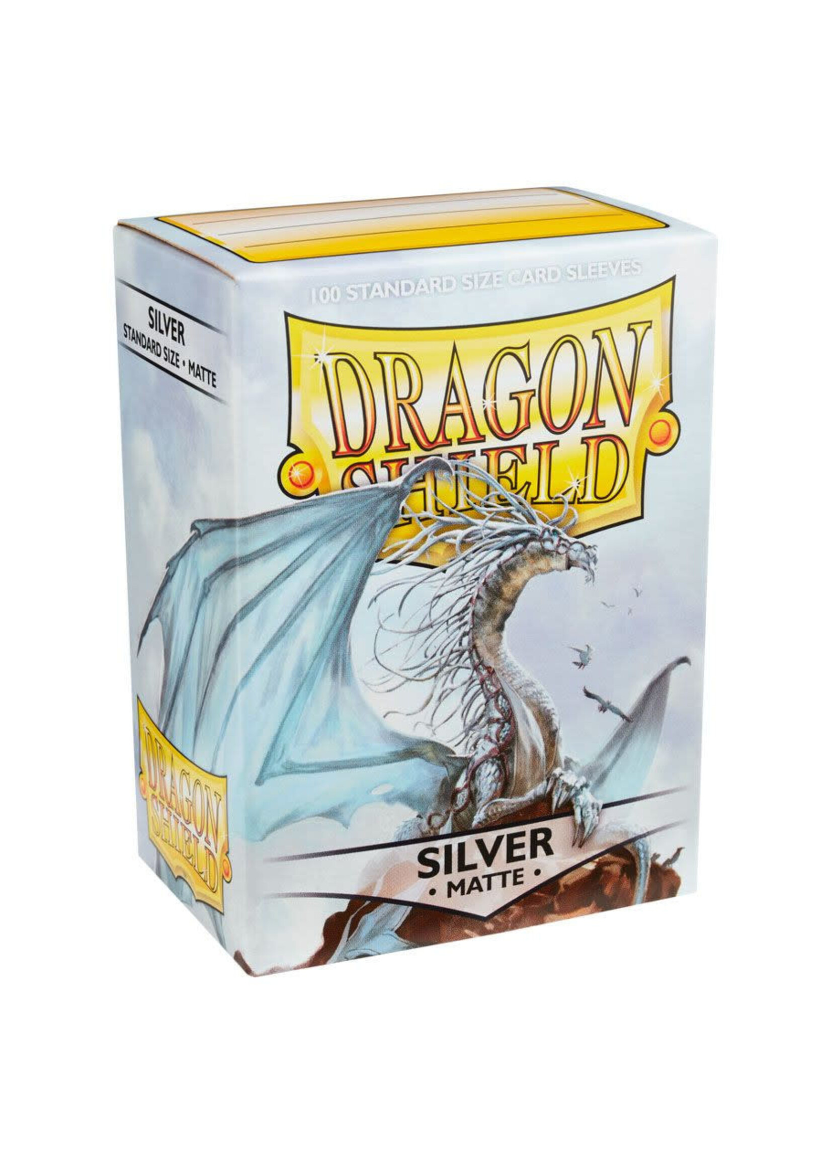 Dragon Shield Dragon Shield Standard-Size 'Sparkling' Matte Sleeves Silver