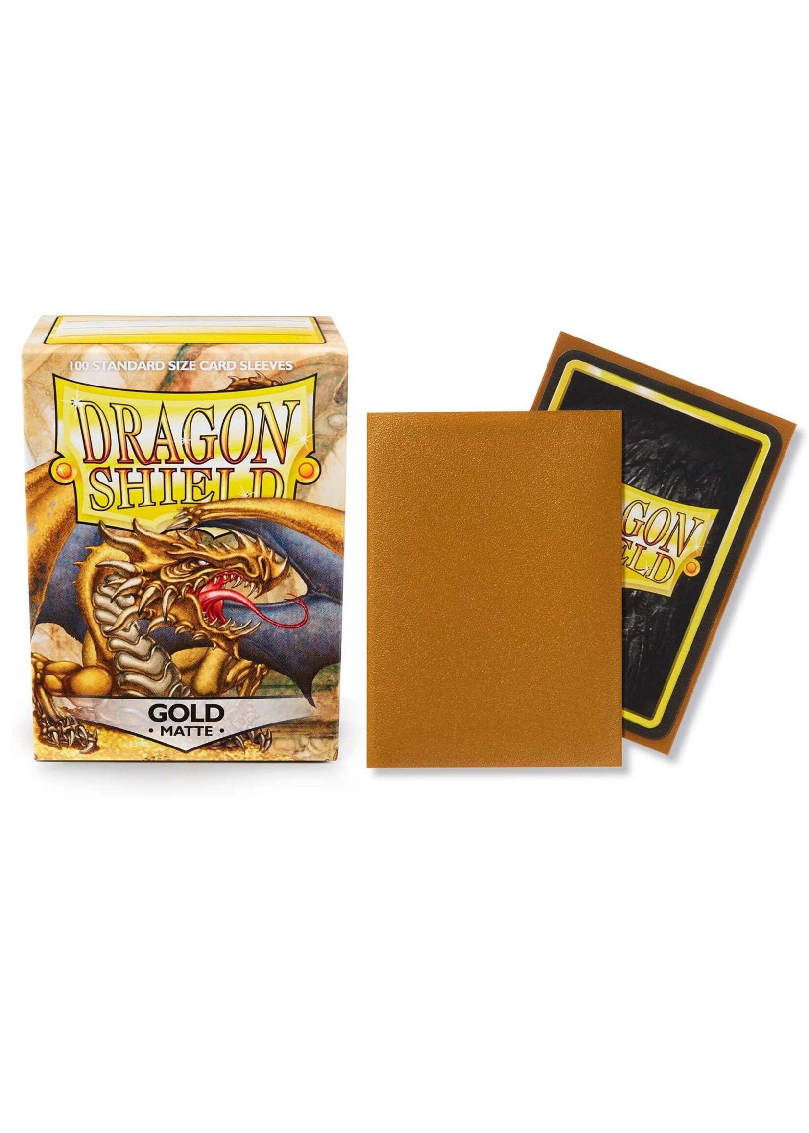 Dragon Shield Dragon Shield Standard-Size 'Sparkling' Matte Sleeves Gold