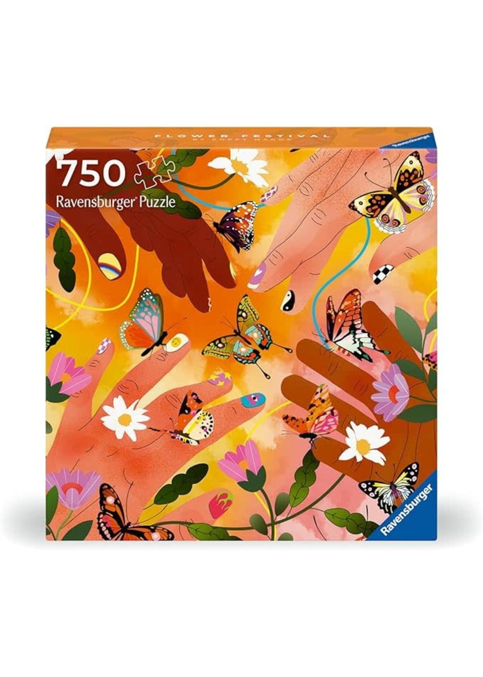 Ravensburger Art & Soul "Flower Festival" 750 Piece Puzzle