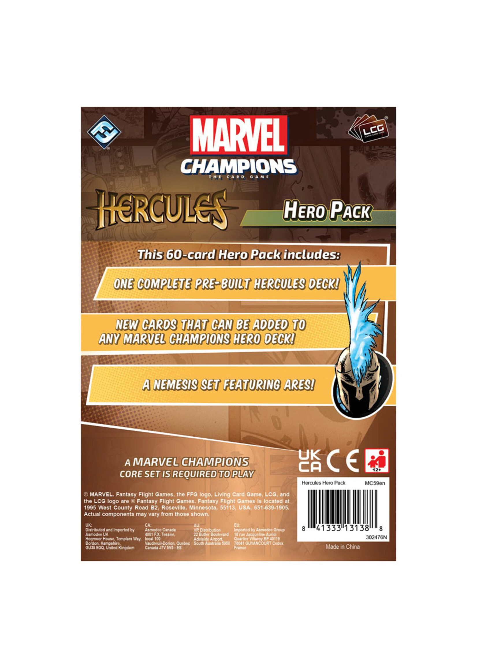 Fantasy Flight Games Marvel Champions: Hercules Hero Pack