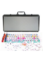 Wood Expressions Deluxe American Mahjong - Silver Aluminum Case