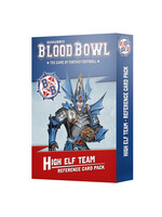 Games Workshop Blood Bowl: High Elf Team Reference Card Pack
