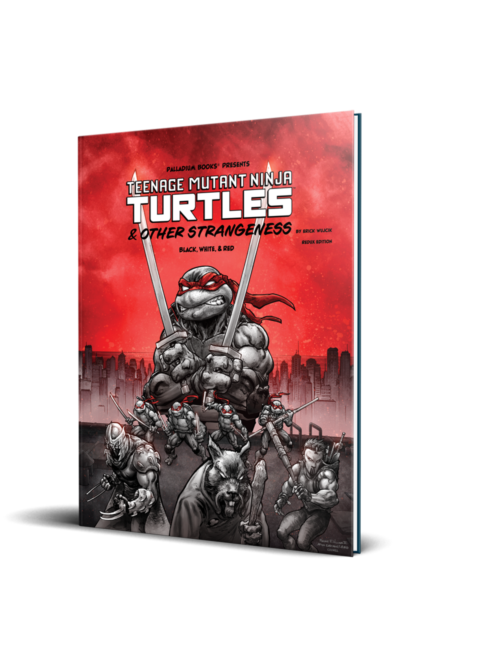 Palladium Books TMNT & Other Strangeness RPG - Black, White & Red Redux Edition