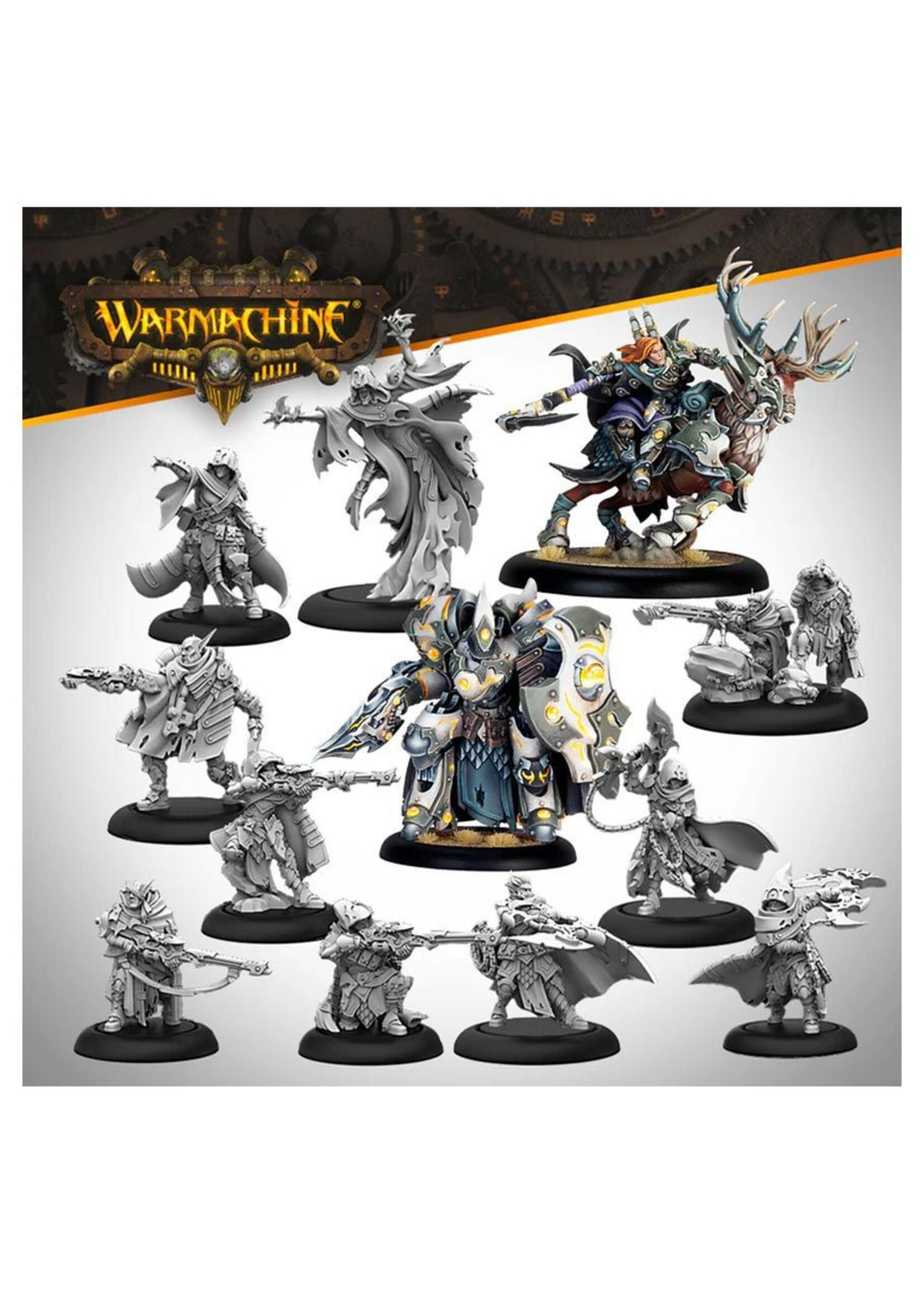 Steamforged Games LTD Warmachine: Dusk Ghosts of Ios Command Cadre Set