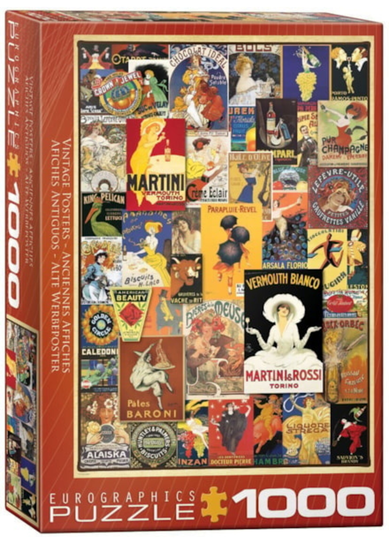 Eurographics "Vintage Posters" 1000 Piece Puzzle