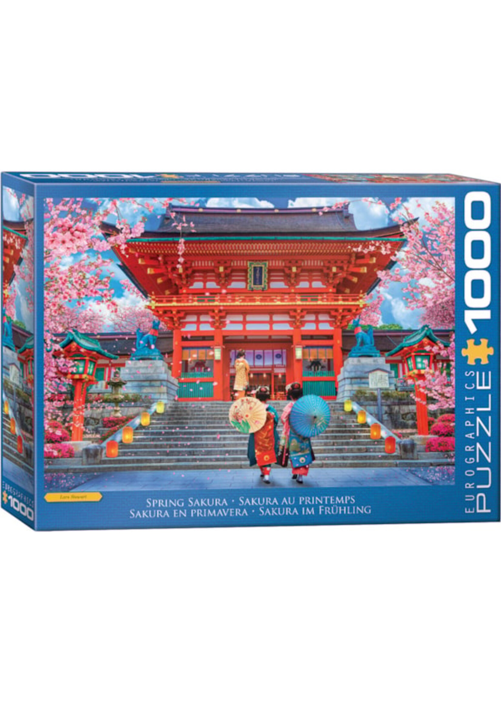 Eurographics "Spring Sakura" 1000 Piece Puzzle