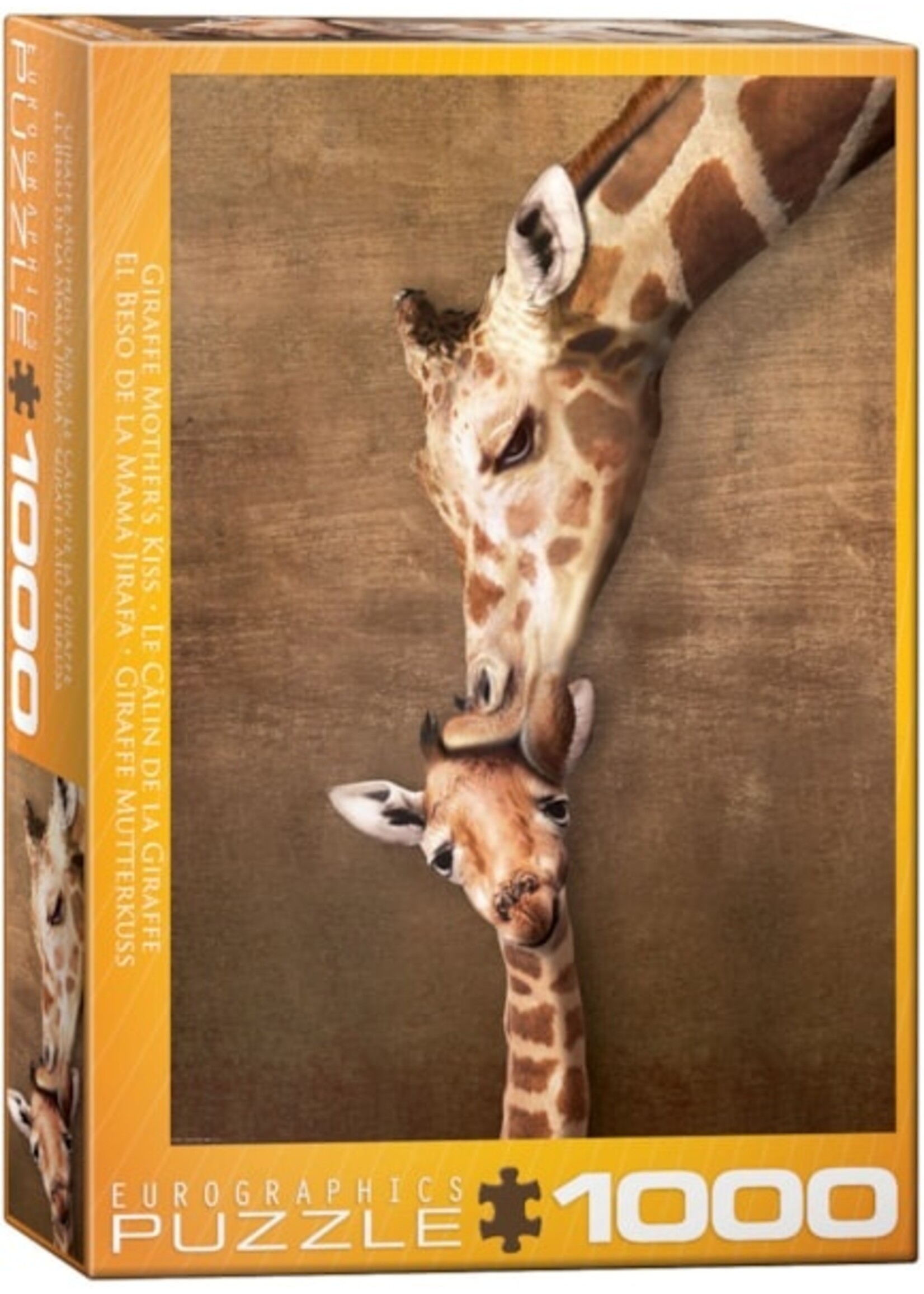Eurographics "Giraffe Mother's Kiss" 1000 Piece Puzzle