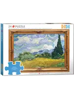 Eurographics "Wheat Field with Cypresses" 24 Piece Puzzle