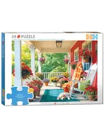 Eurographics "Sleeping on the Porch" 24 Piece Puzzle
