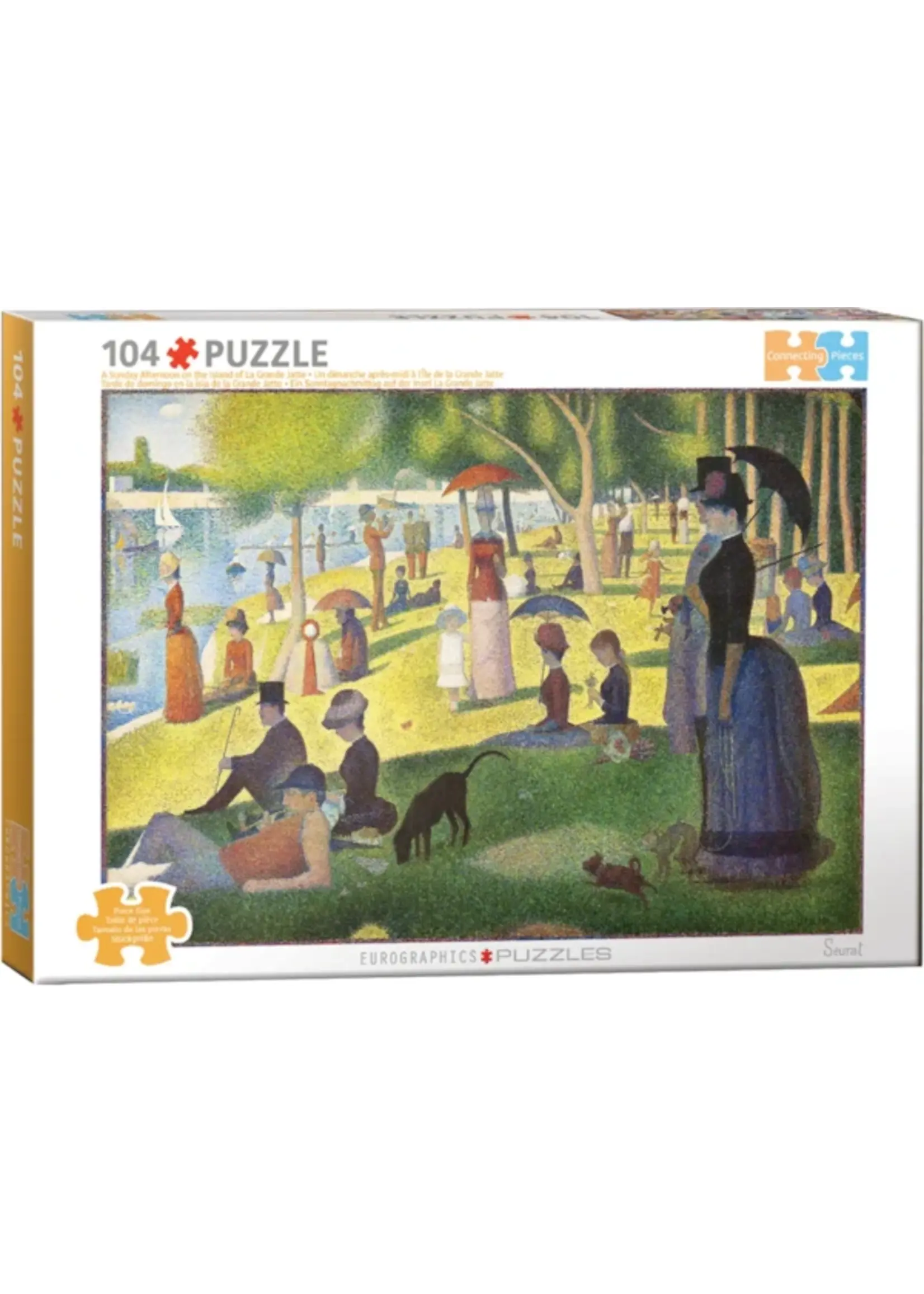 Eurographics "A Sunday Afternoon on the Island of La Grande Jatte" 104 Piece Puzzle