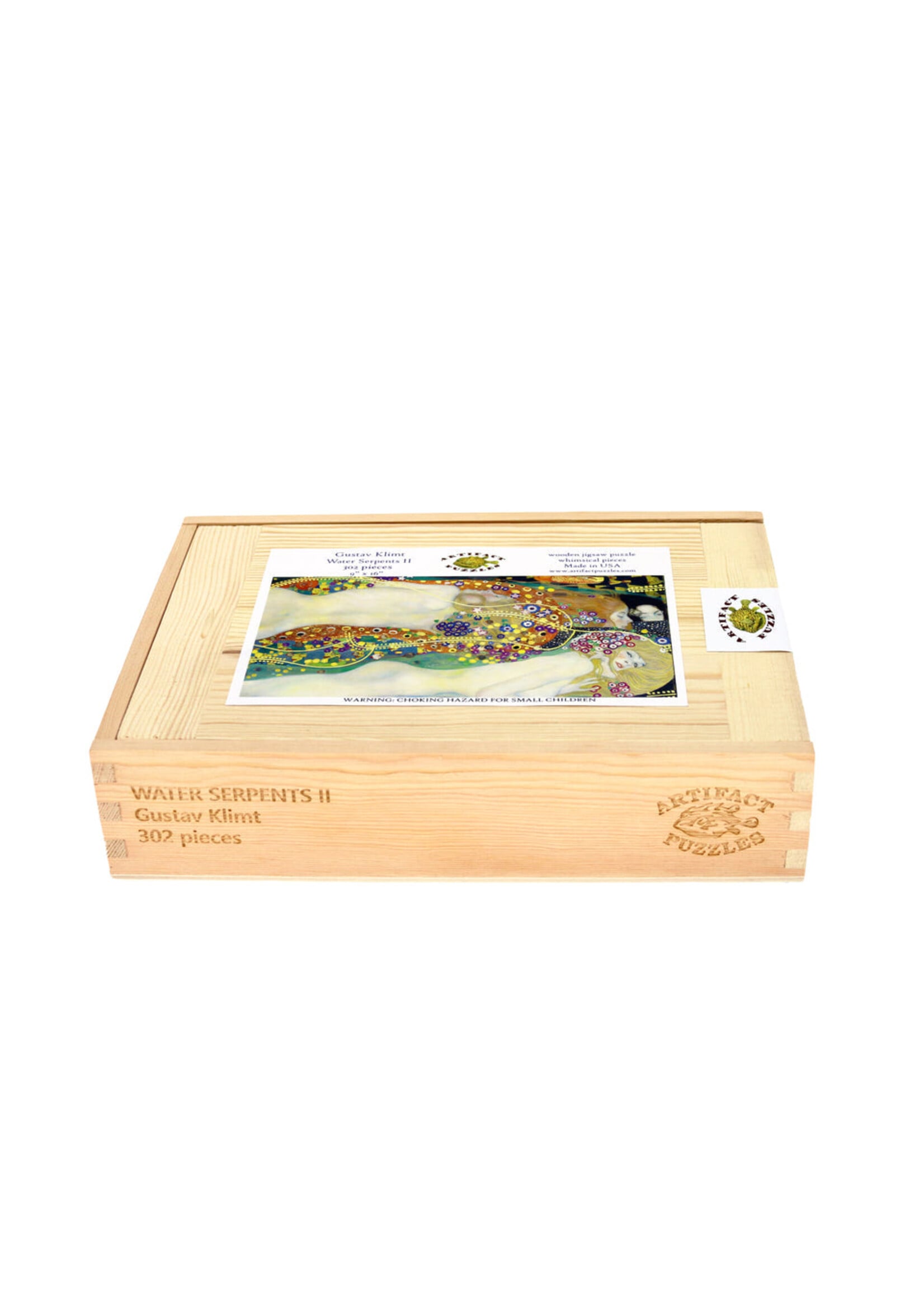 Artifact Puzzles Gustav Klimt "Water Serpents II" Artifact Wooden Jigsaw Puzzle