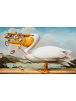 Artifact Puzzles Kevin Sloan "The Worrier" Wooden Jigsaw Puzzle