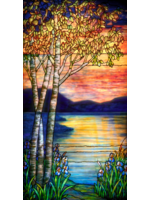 Artifact Puzzles Tiffany Studios- "Birches and Irises" Artifact Wooden Puzzle