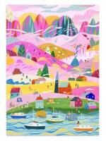 Artifact Puzzles Jocelyn Kao- "Pink Spring Mountain" Artifact Wooden Puzzle