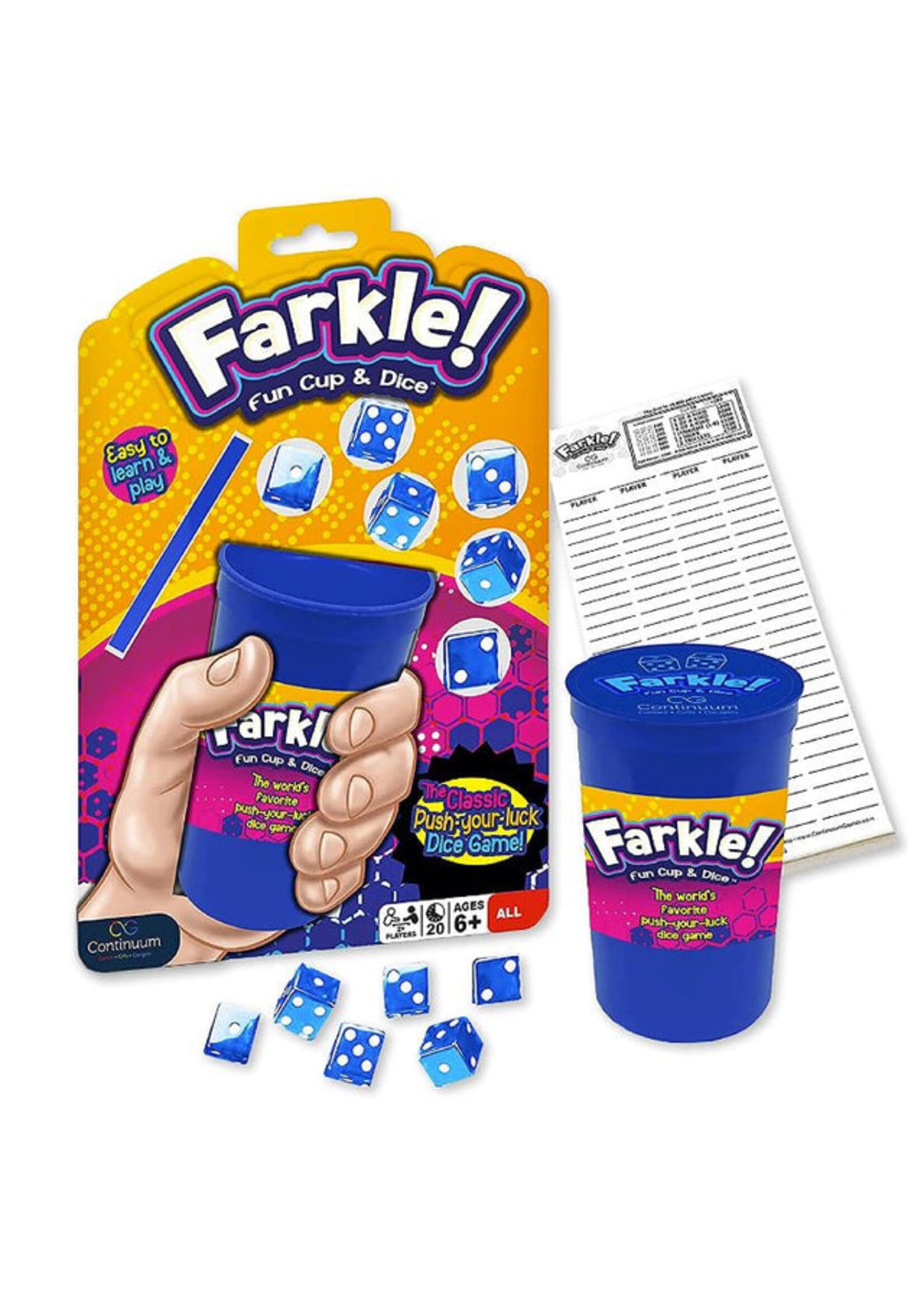 Contention Games Farkle: Fun Cup & Dice
