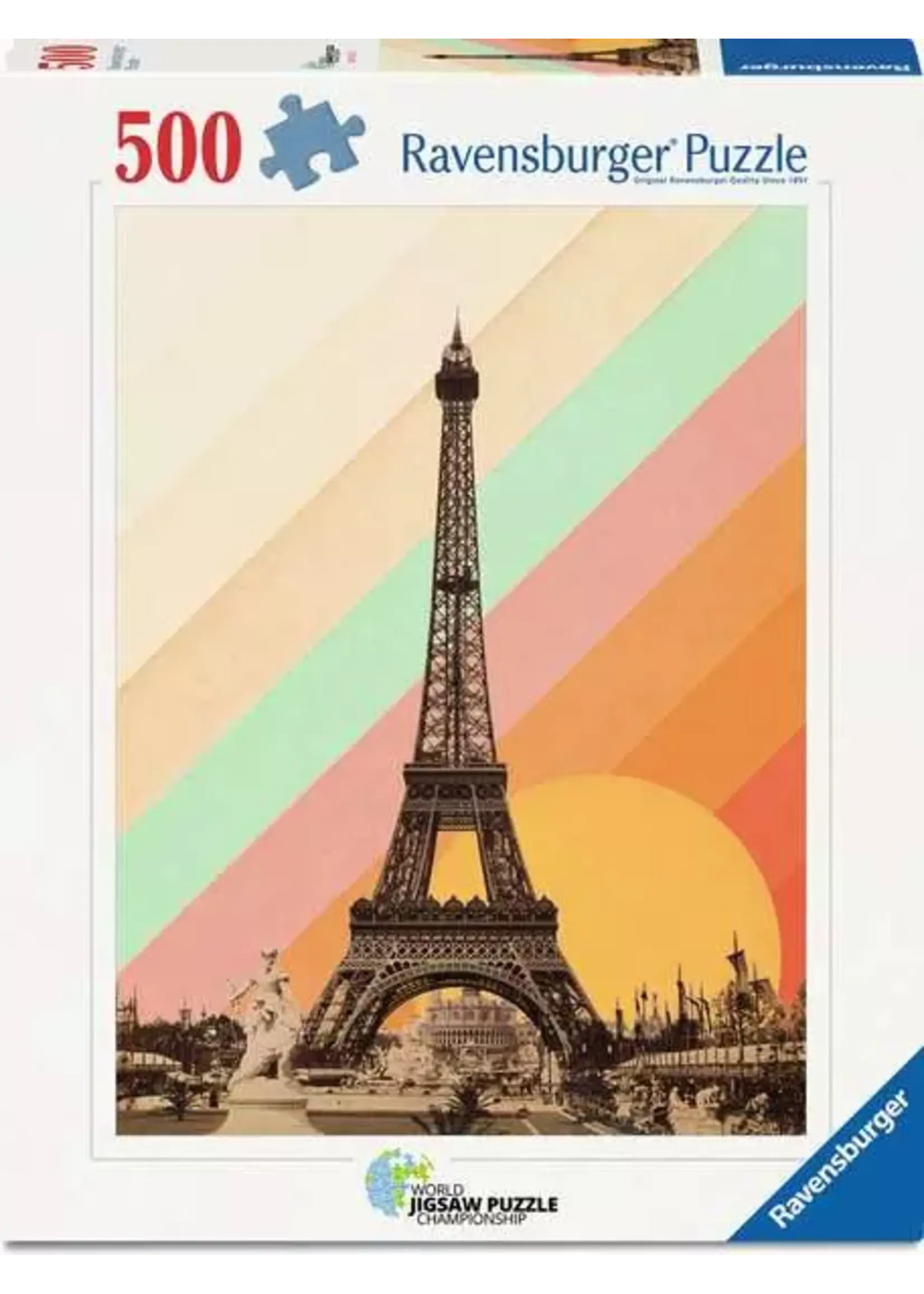 Ravensburger "Paris Rainbow 500pc Puzzle vert" 500 Piece Puzzle