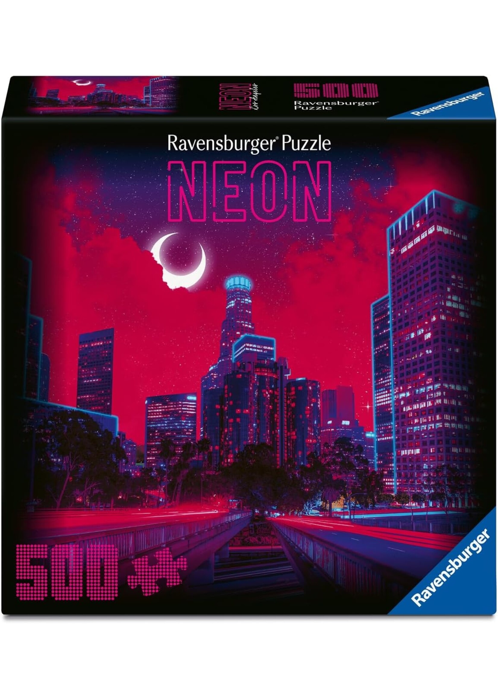 Ravensburger "Neon Los Angeles" 500 Piece Puzzle