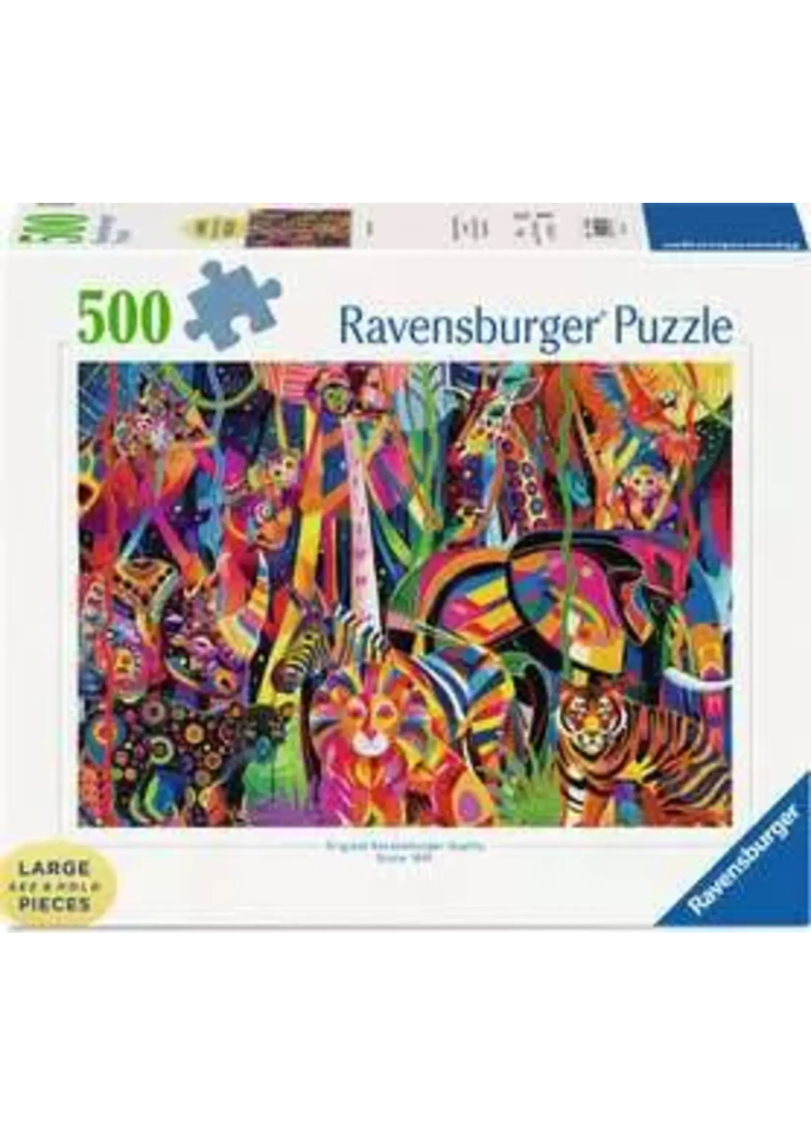 Ravensburger "Jeweled Jungle" 500 Piece Puzzle