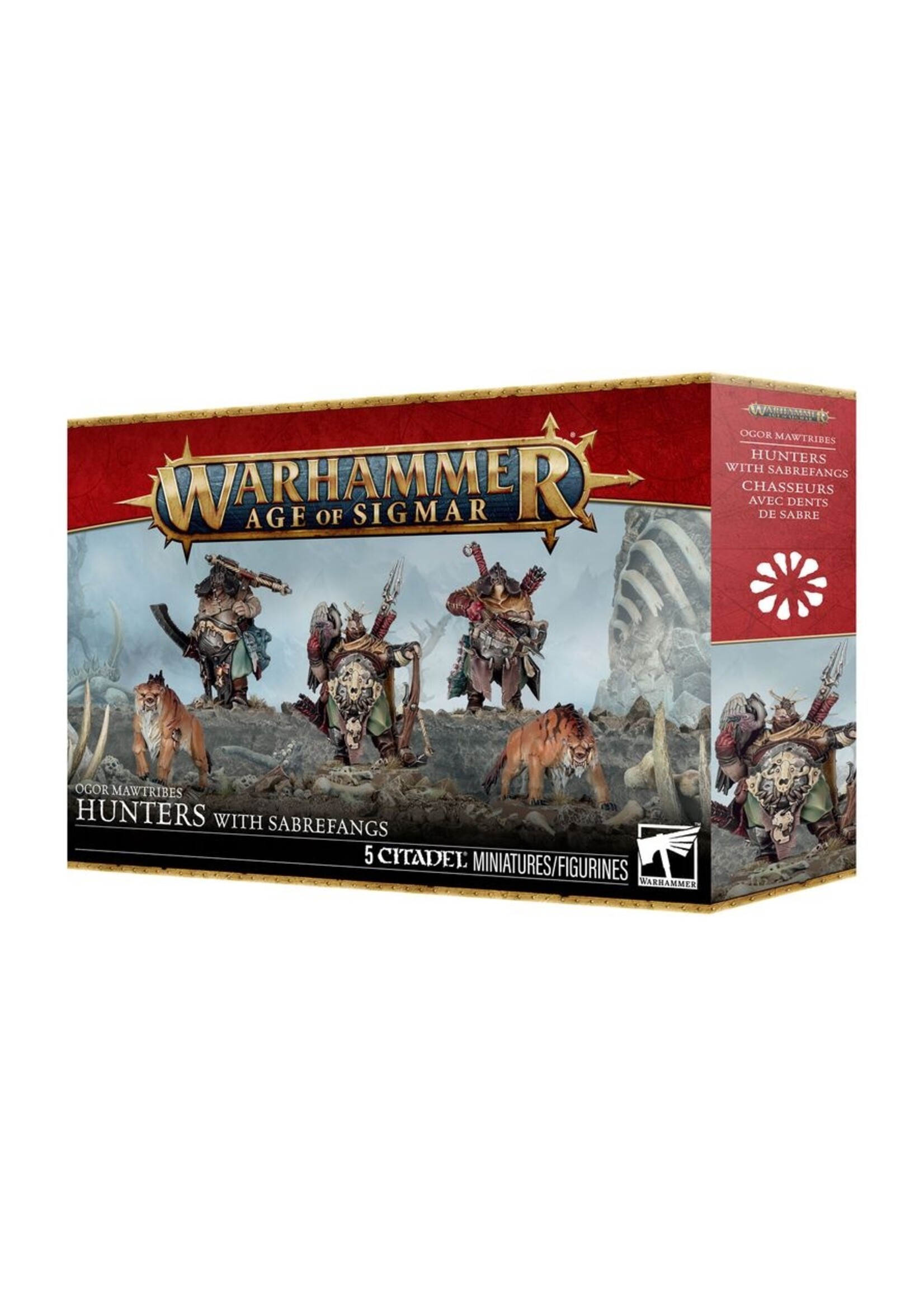 Games Workshop Age of Sigmar: Ogor Mawtribes - Hunters with Sabrefangs