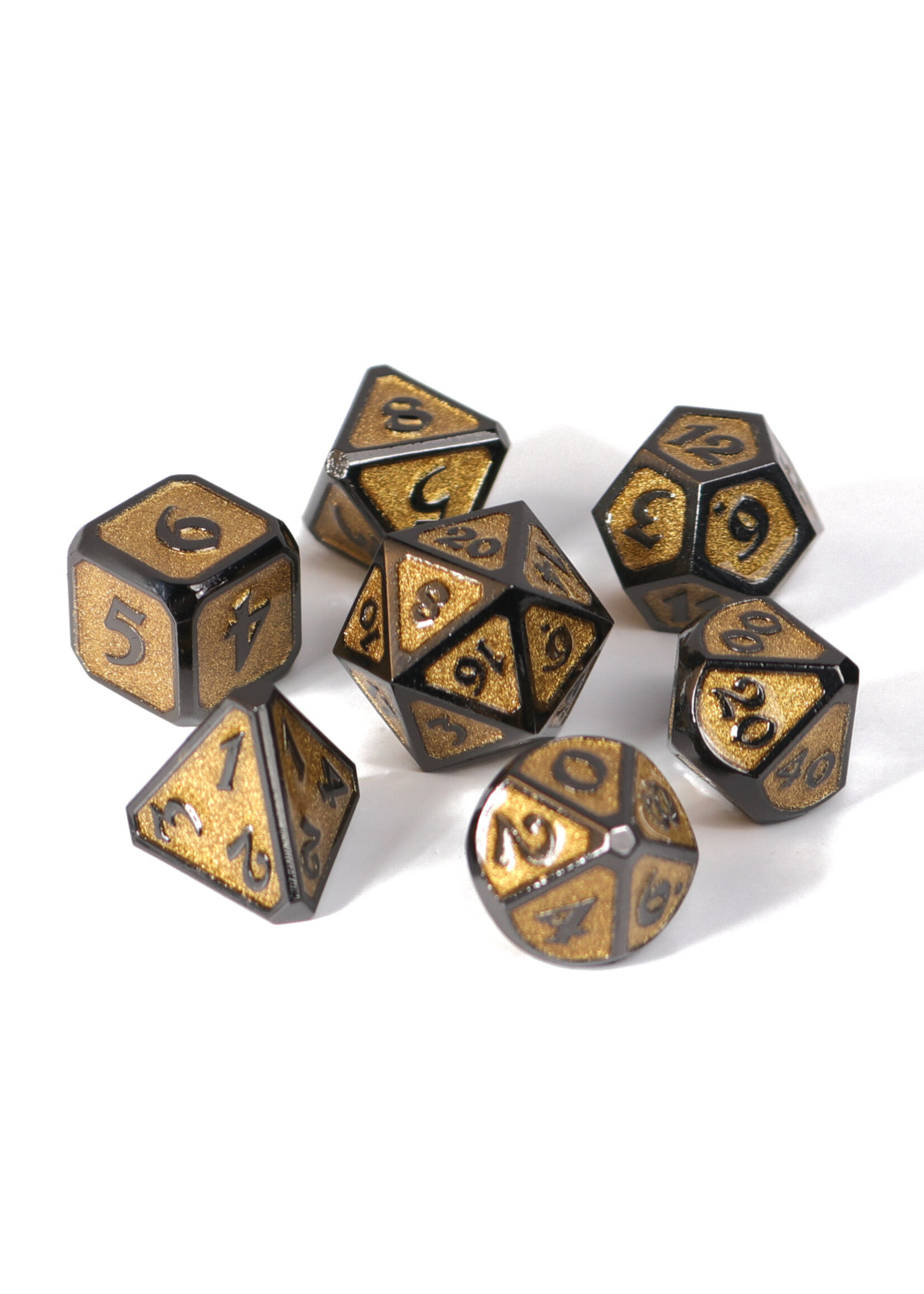 Die Hard Dice 7pc Metal RPG Set - Unholy Smite