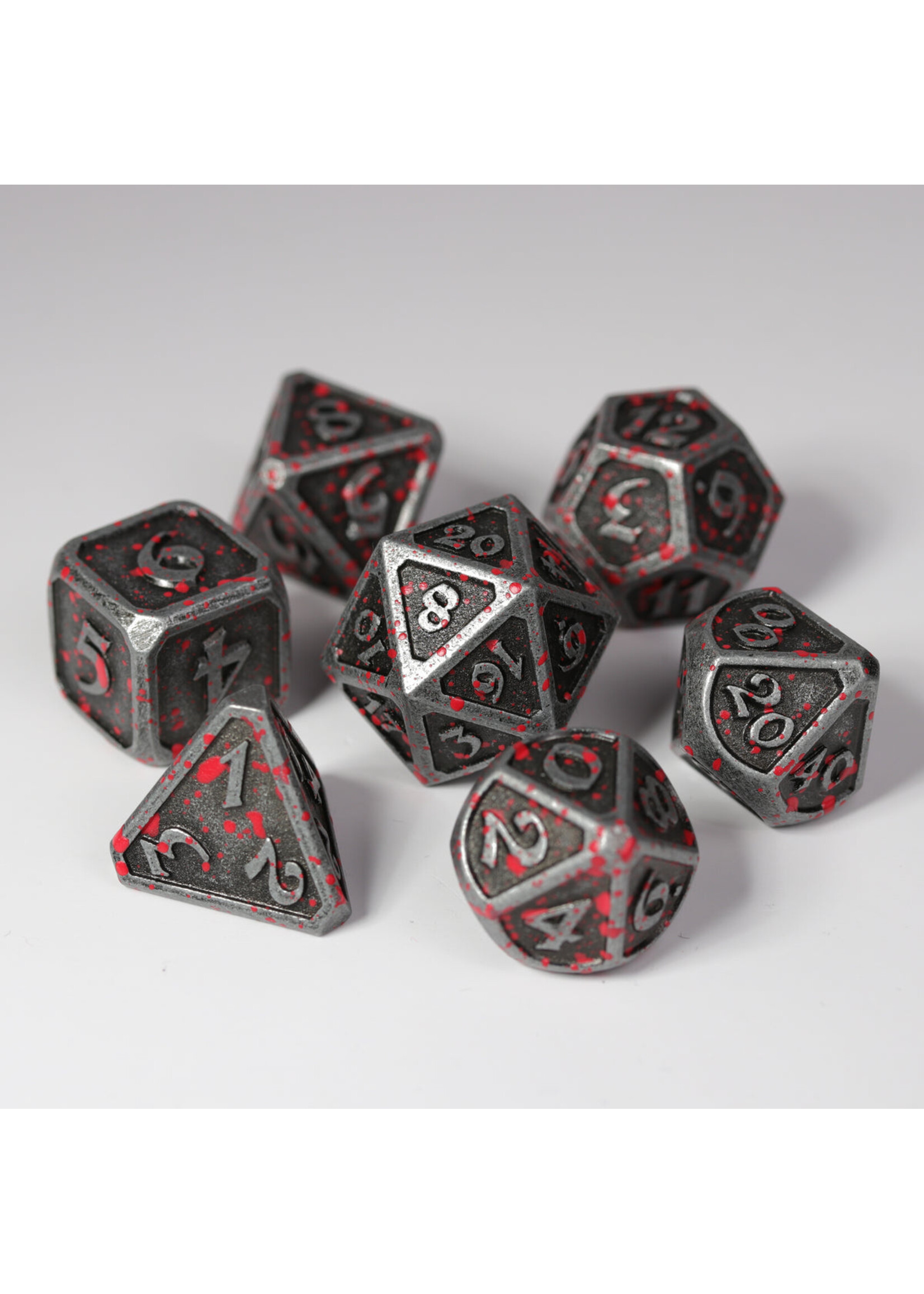 Die Hard Dice 7pc Metal RPG Set - Bloodsworn