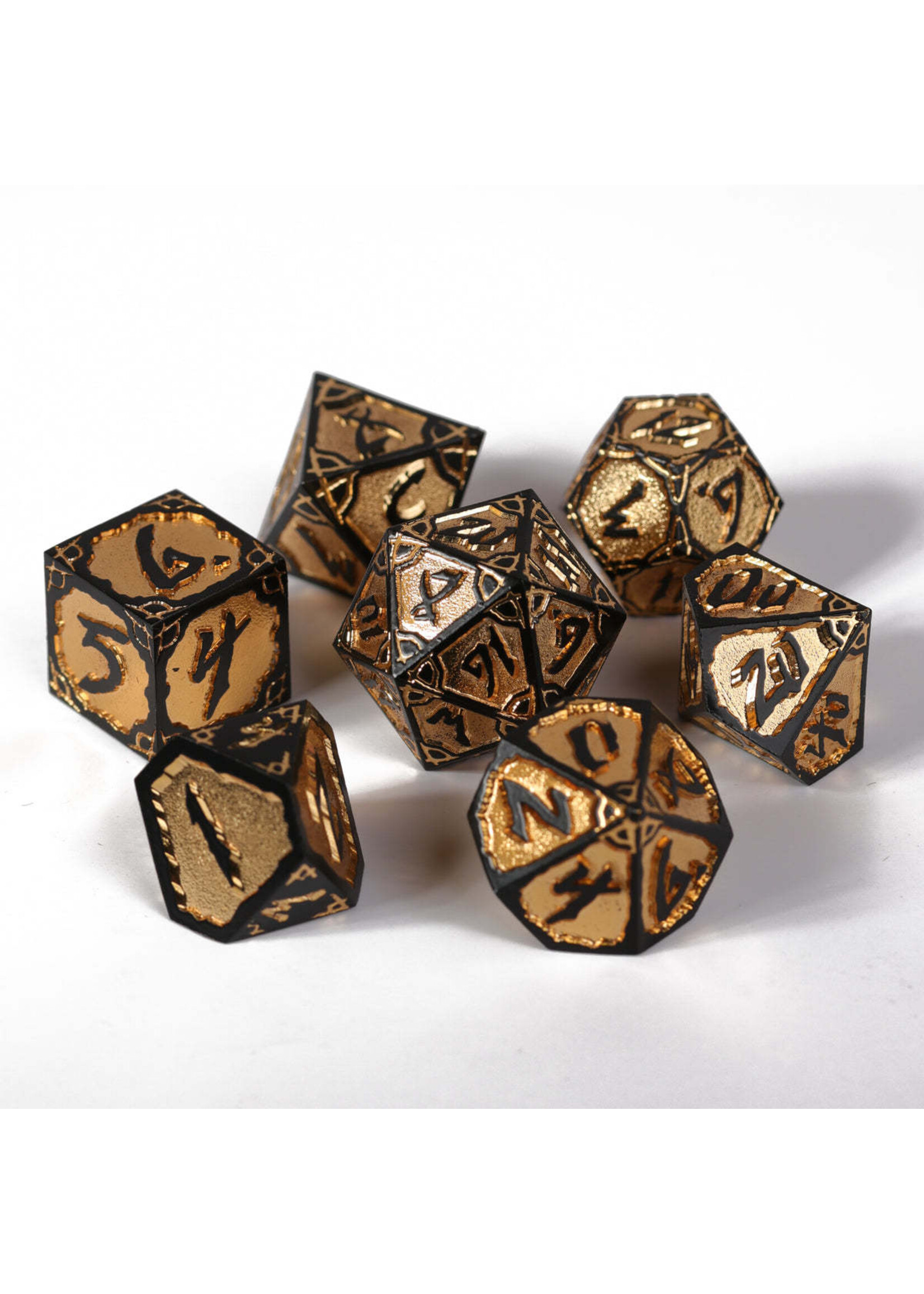 Die Hard Dice 7pc Metal RPG Set - Suncast Hexbreaker