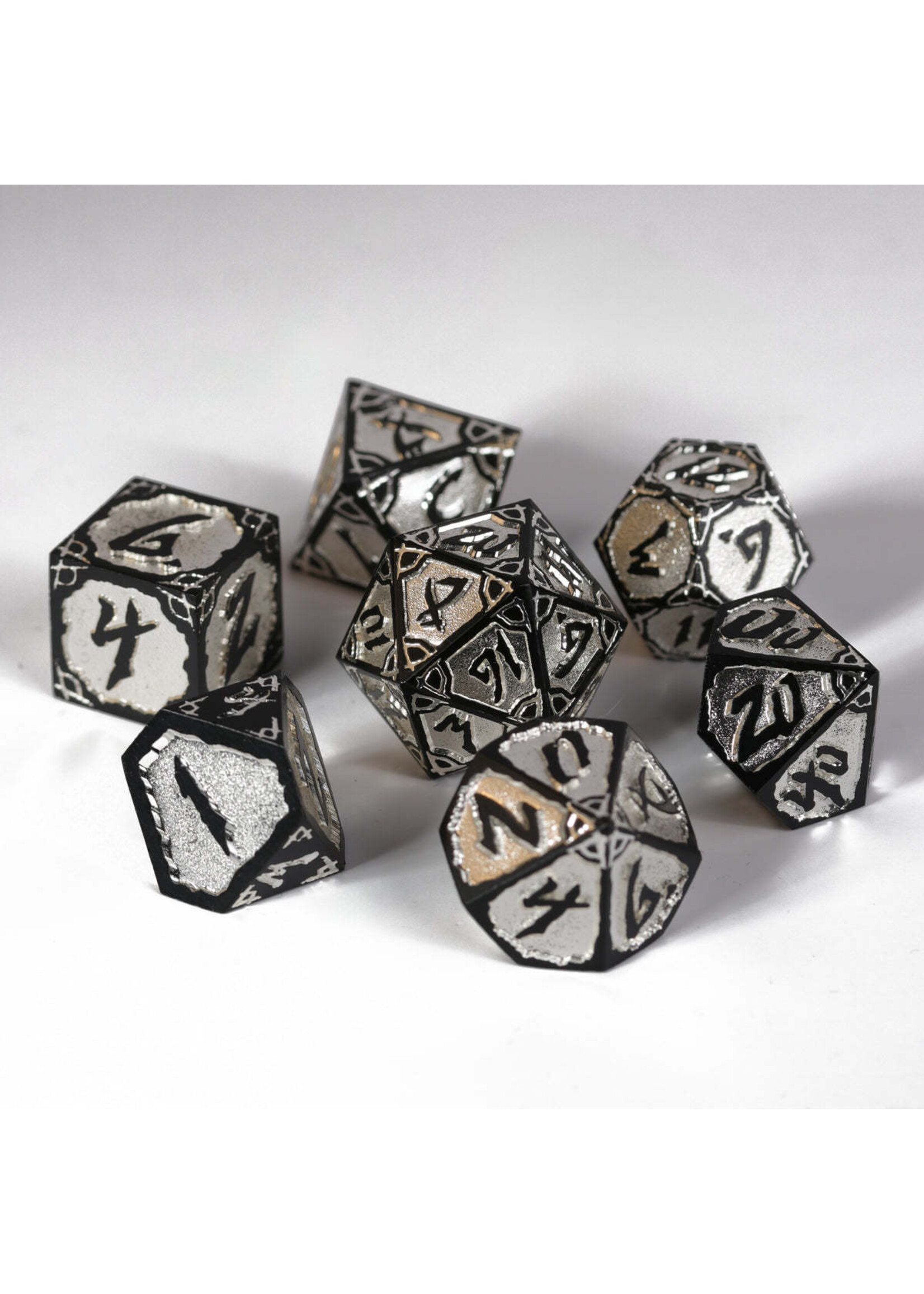 Die Hard Dice 7pc Metal RPG Set - Mooncast Hexbreaker