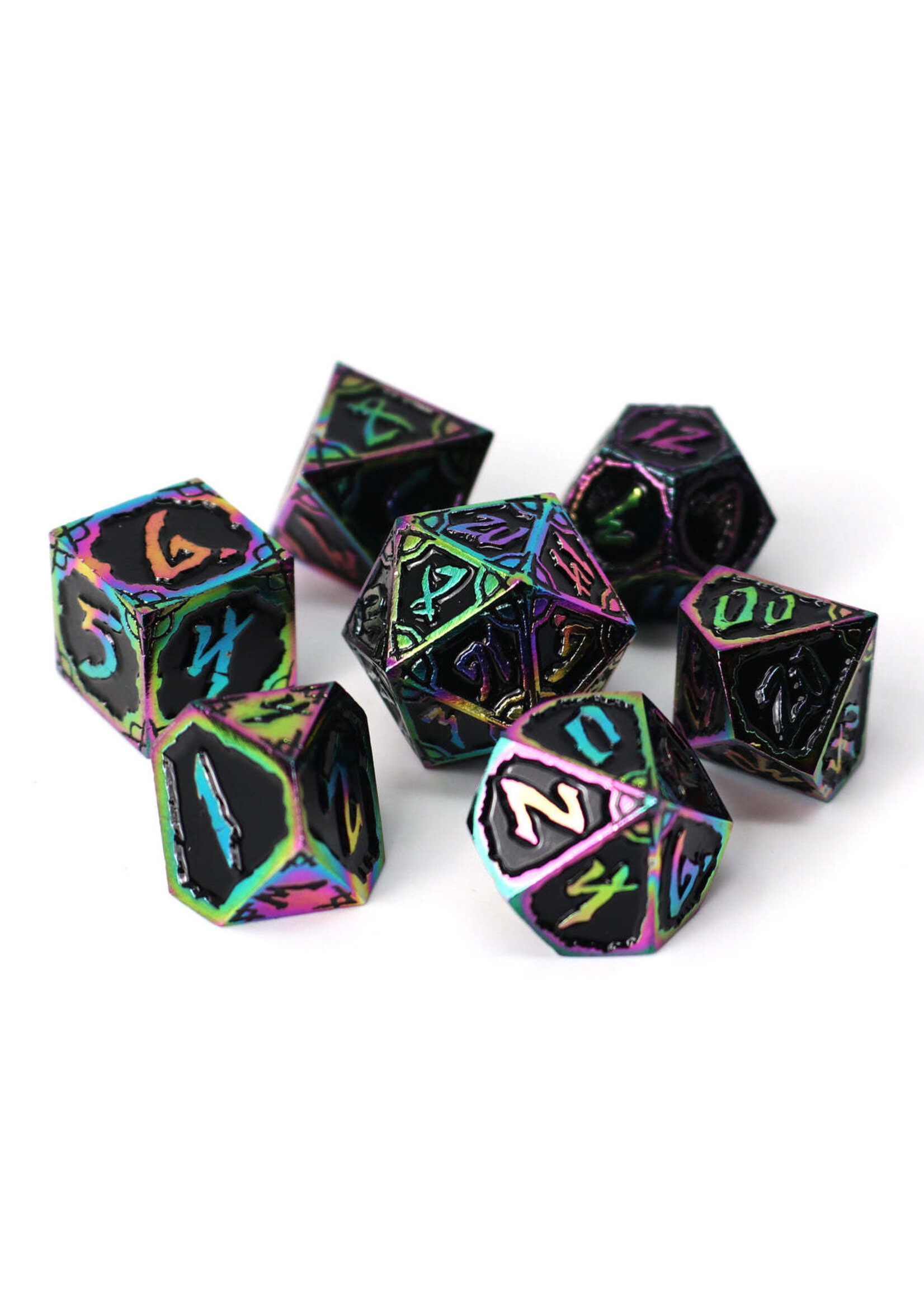 Die Hard Dice 7pc Metal RPG Set - Dark Nexus Hexbreaker