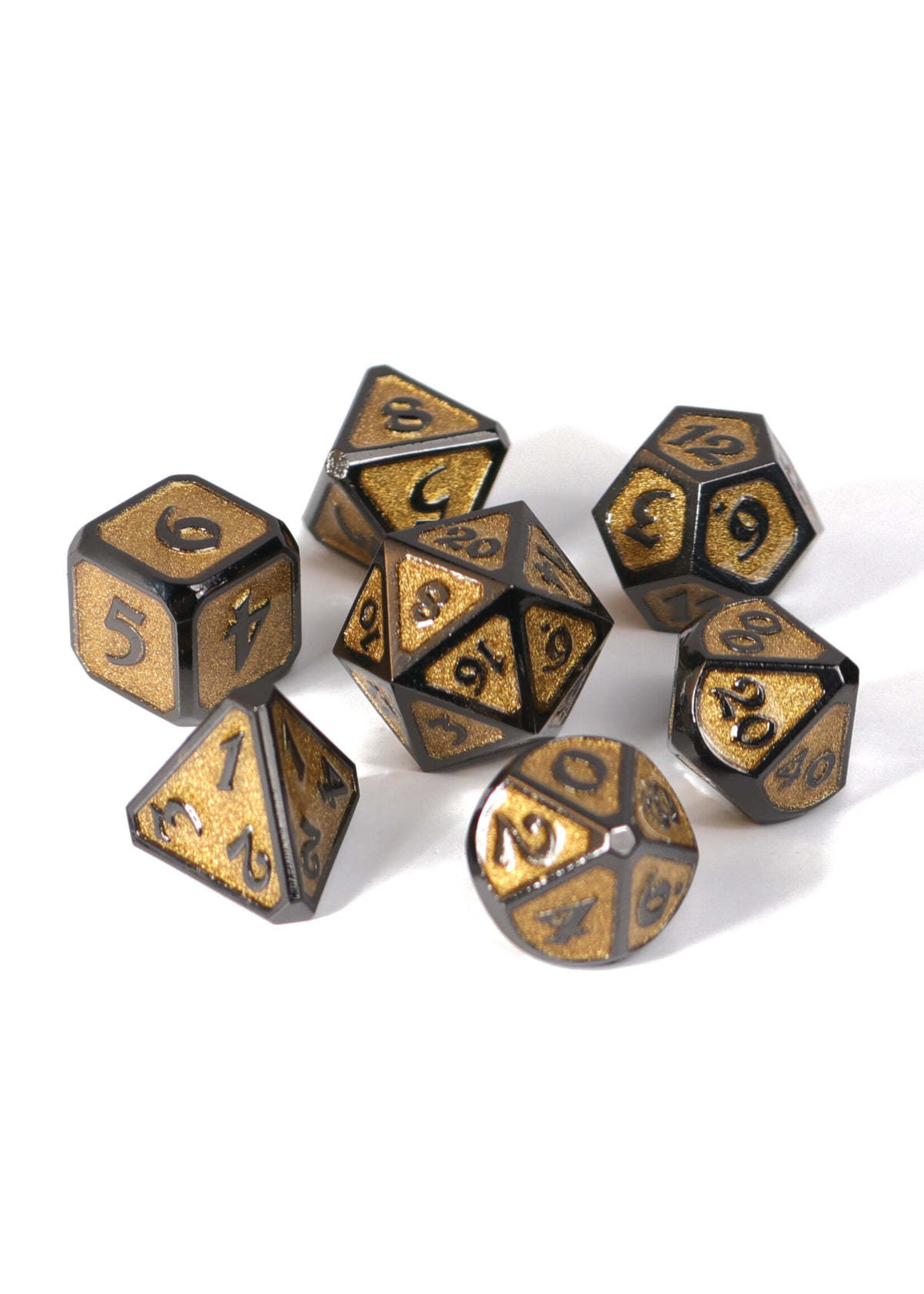 Die Hard Dice 7pc Metal RPG Set - Unholy Smite