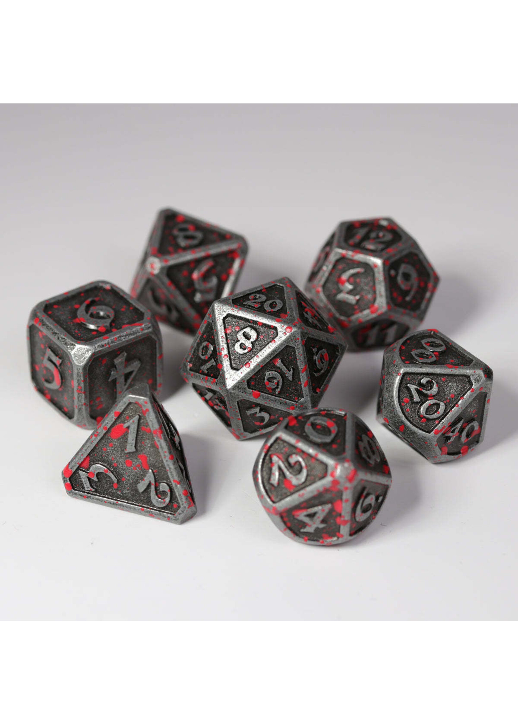 Die Hard Dice 7pc Metal RPG Set - Bloodsworn