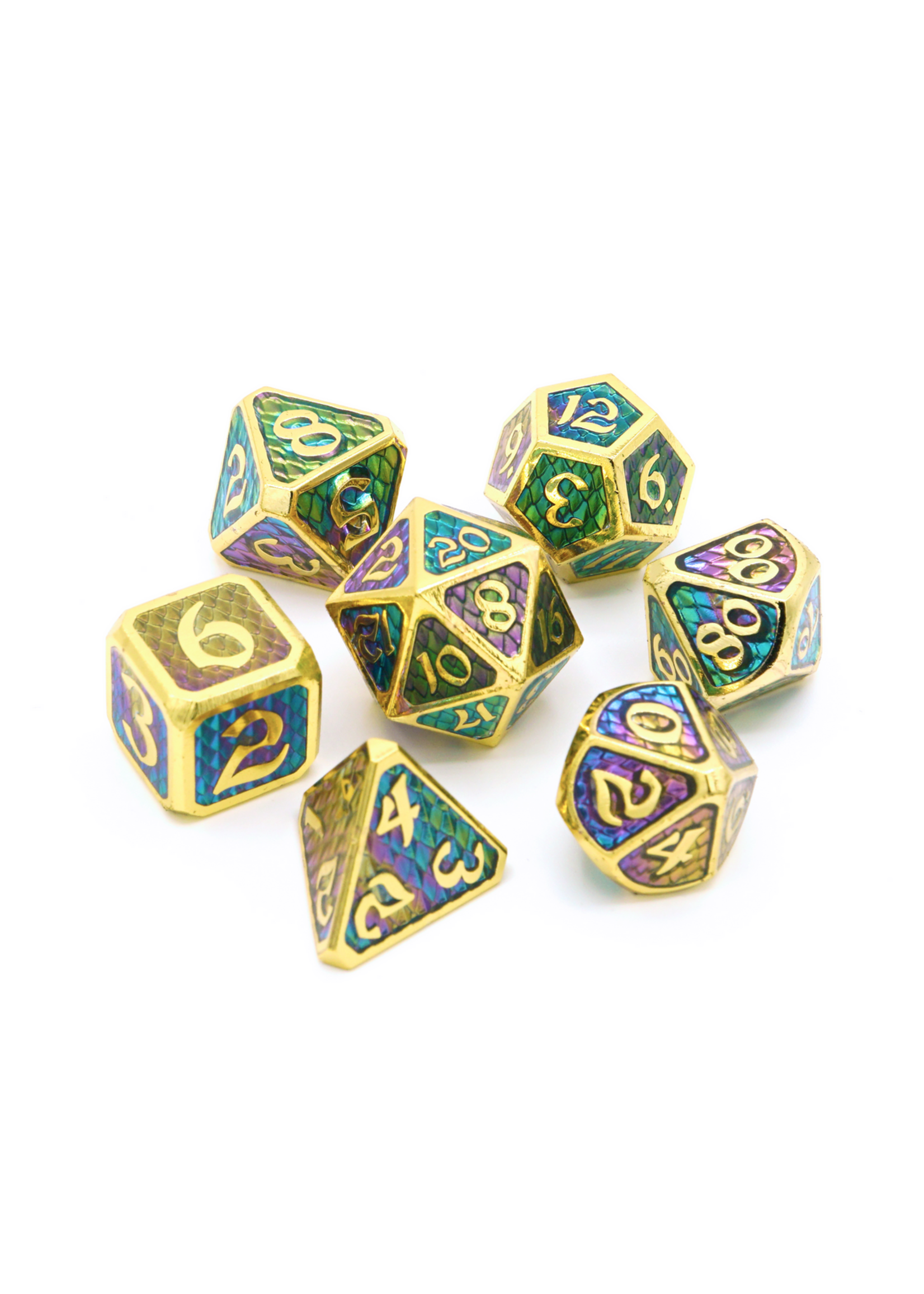 Die Hard Dice 7pc RPG Set - Drakona Khaos Hemera