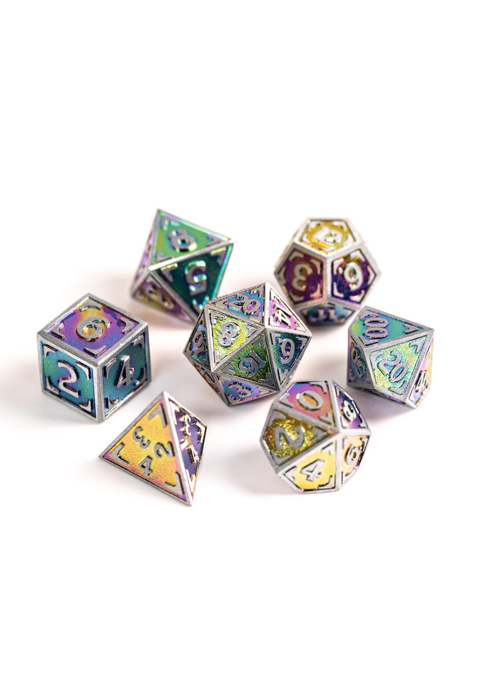 Die Hard Dice 7pc Metal RPG Set- Arcane Reticle