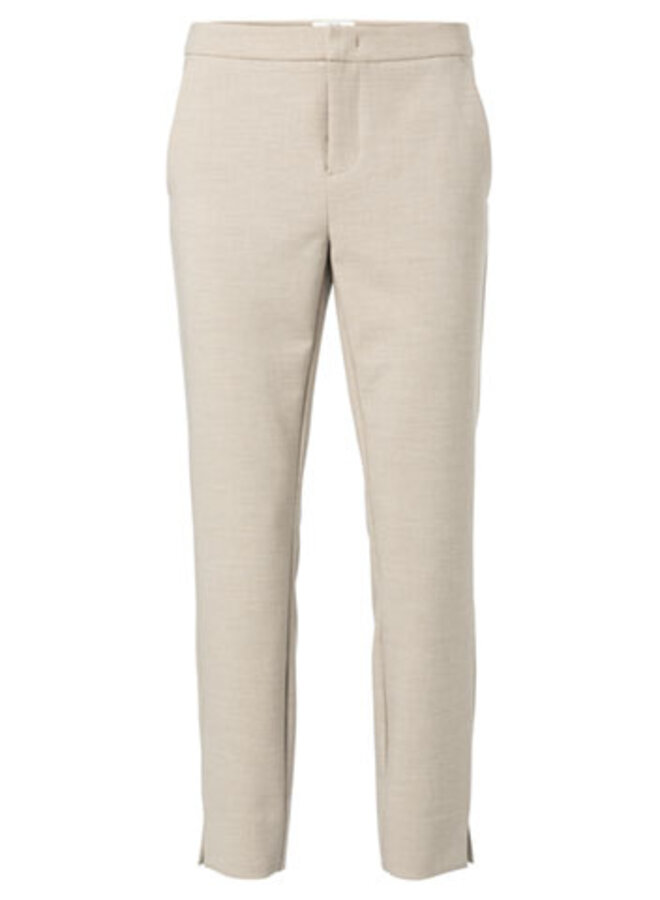 Pantalon Yaya beige pâle chiné